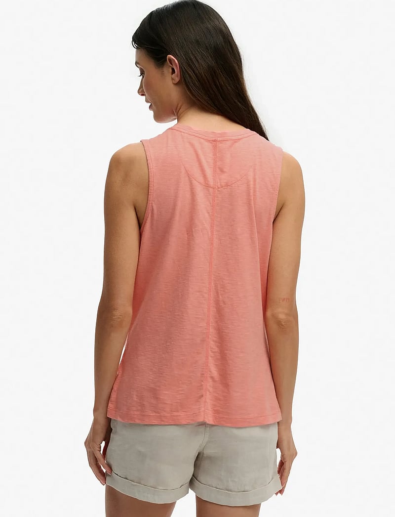 Superdry - STUDIOS VEE NECK VEST - Ærmeløse bluser - peach amber pink - 5