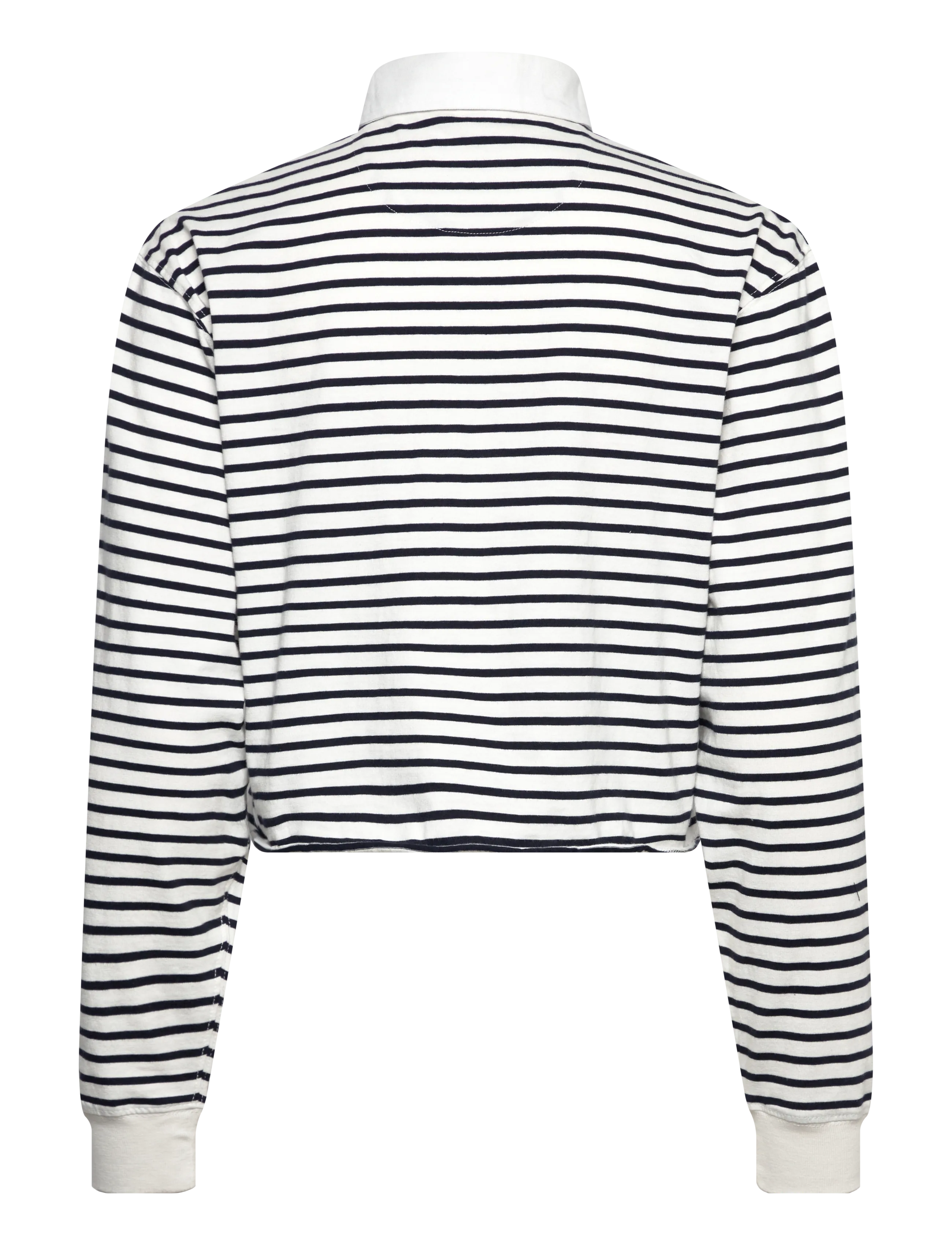 Superdry - ATH ESS CROPPED STRIPE RUGBY - nabapluusid - ecru stripe - 2