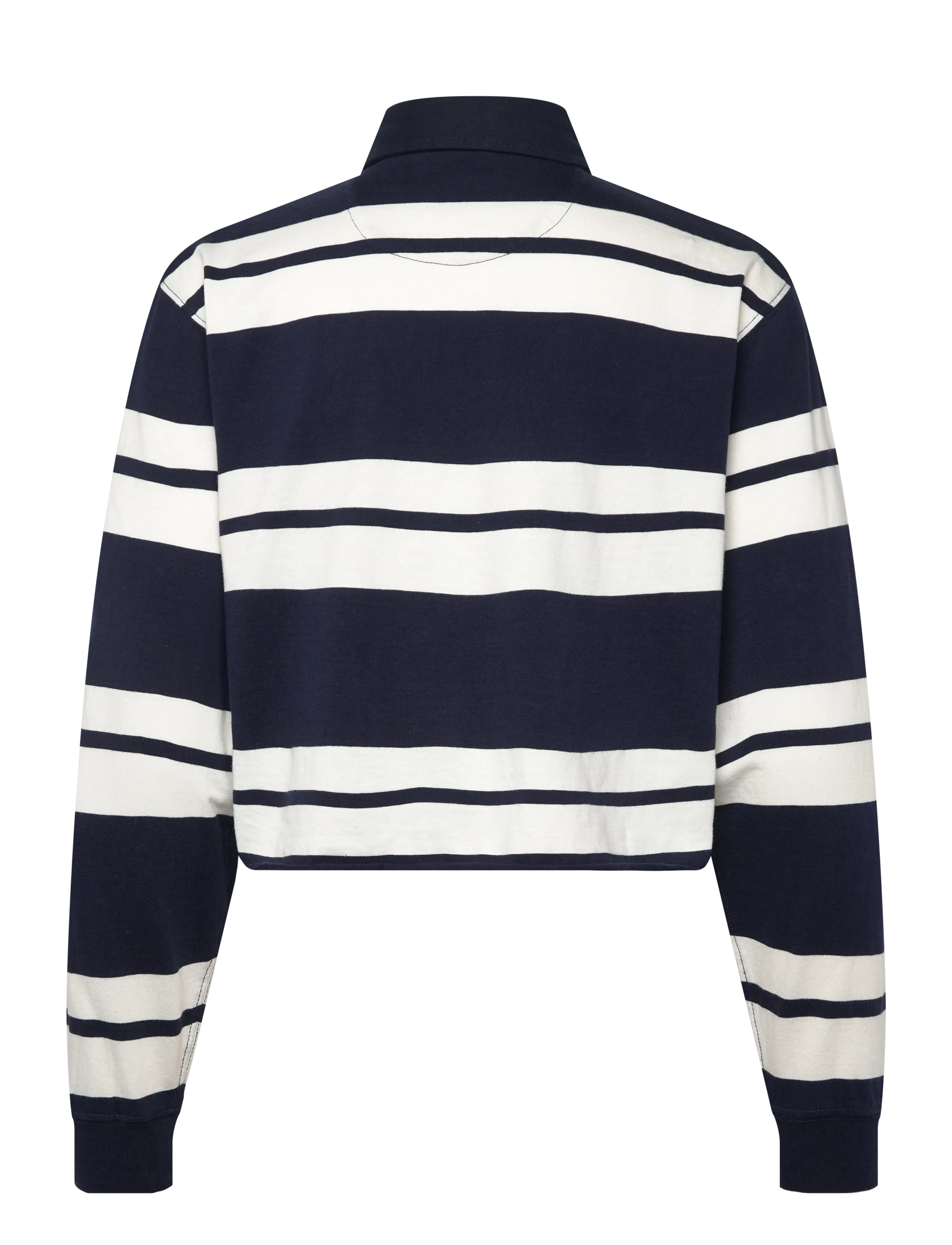 Superdry - ATH ESS CROPPED STRIPE RUGBY - crop tops - richest navy stripe - 2