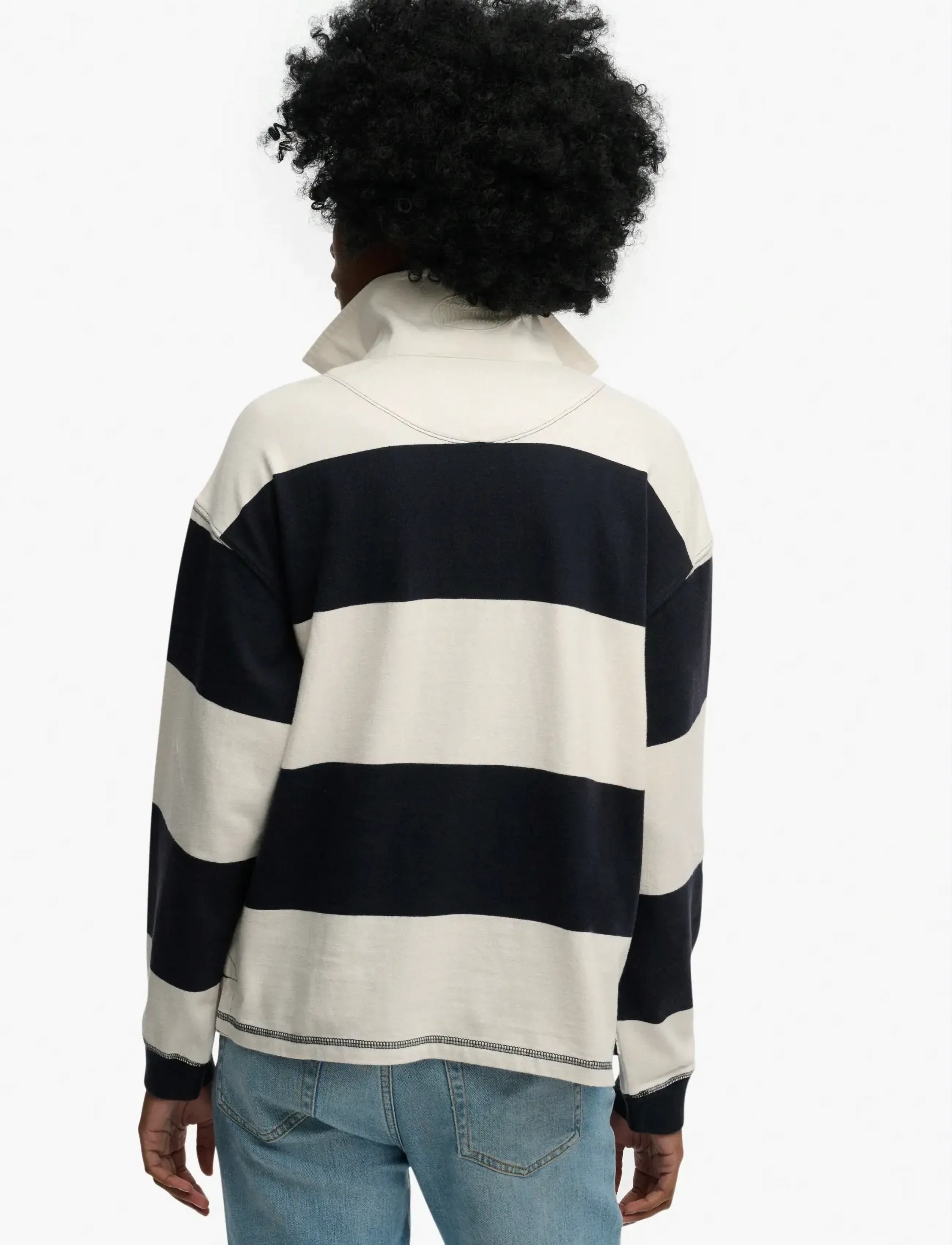 Superdry Heritage Stripe Rugby Top skjortor dam – bild 7