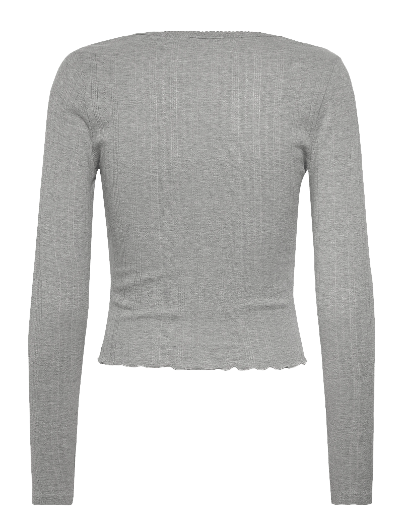 Superdry - ATH ESS POINTELLE CARDIGAN - koftor - grey marl - 2