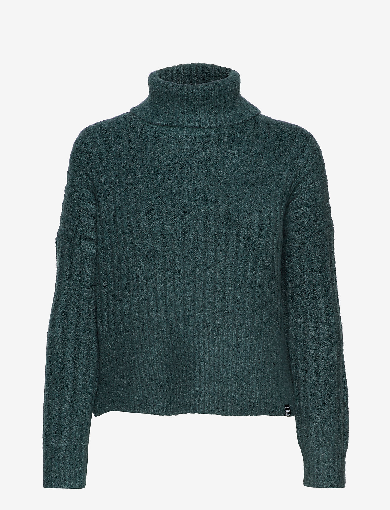 Superdry - DAHLIA ROLL NECK JUMPER - emerald green - 0