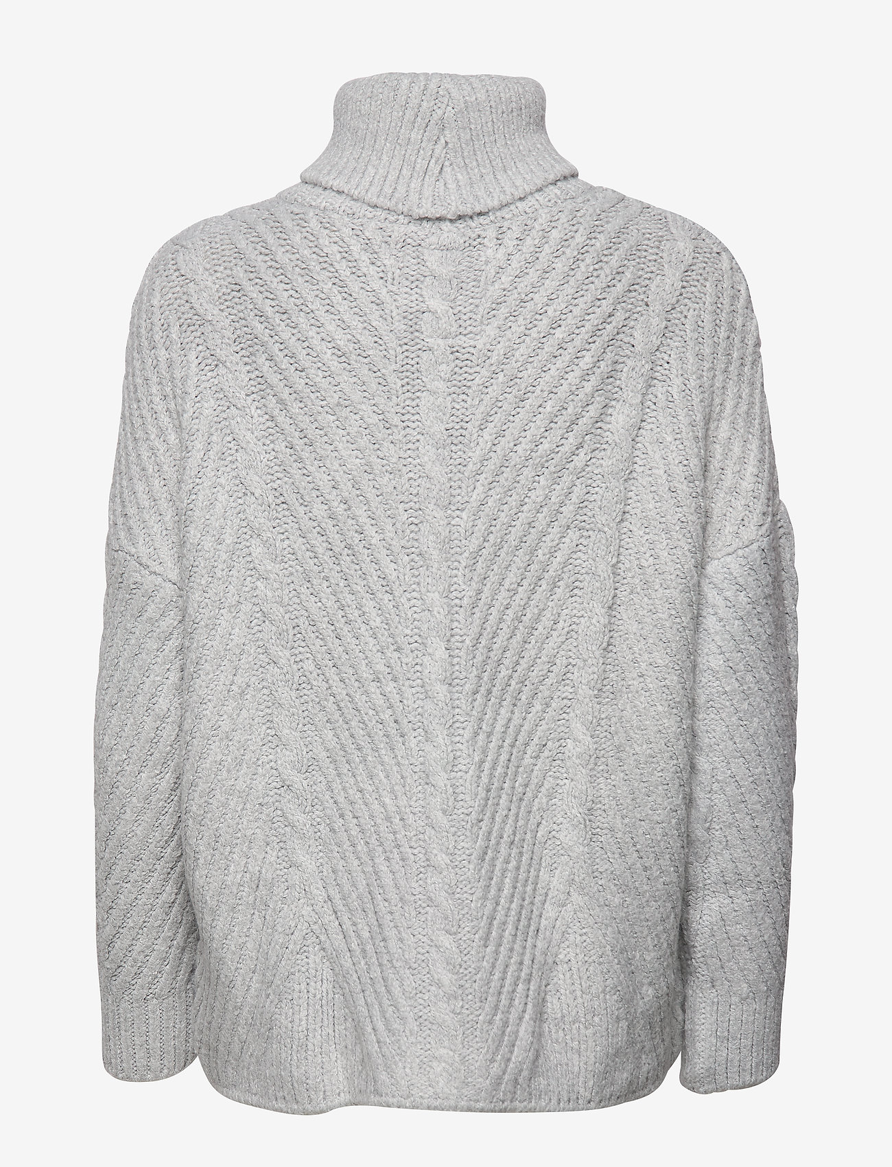 Superdry - TORI CABLE CAPE KNIT - grey marl - 1