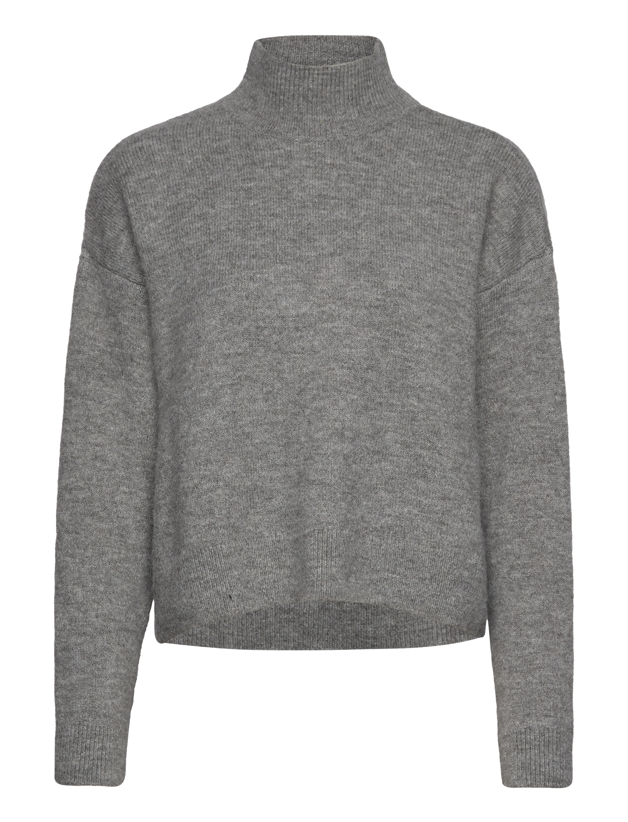 Superdry - VINTAGE ESSENTIAL MOCK NECK - light grey marl - 0