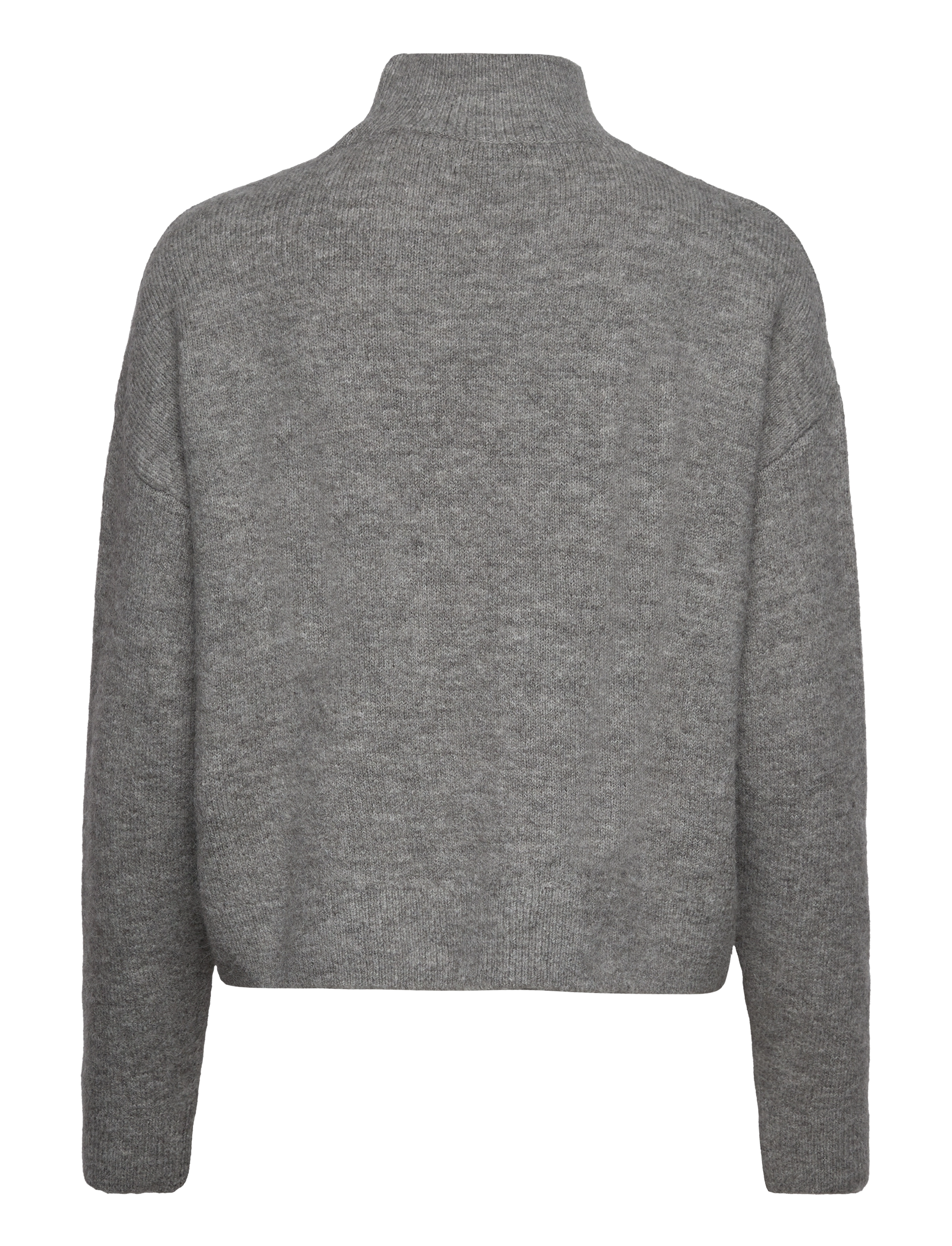 Superdry - VINTAGE ESSENTIAL MOCK NECK - light grey marl - 1