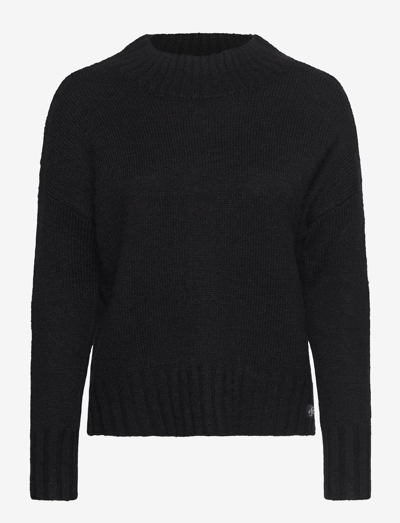 Superdry - ESSENTIAL MOCK NECK JUMPER - pullover - black - 1