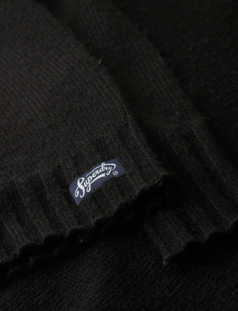 Superdry - ESSENTIAL MOCK NECK JUMPER - striktrøjer - black - 5