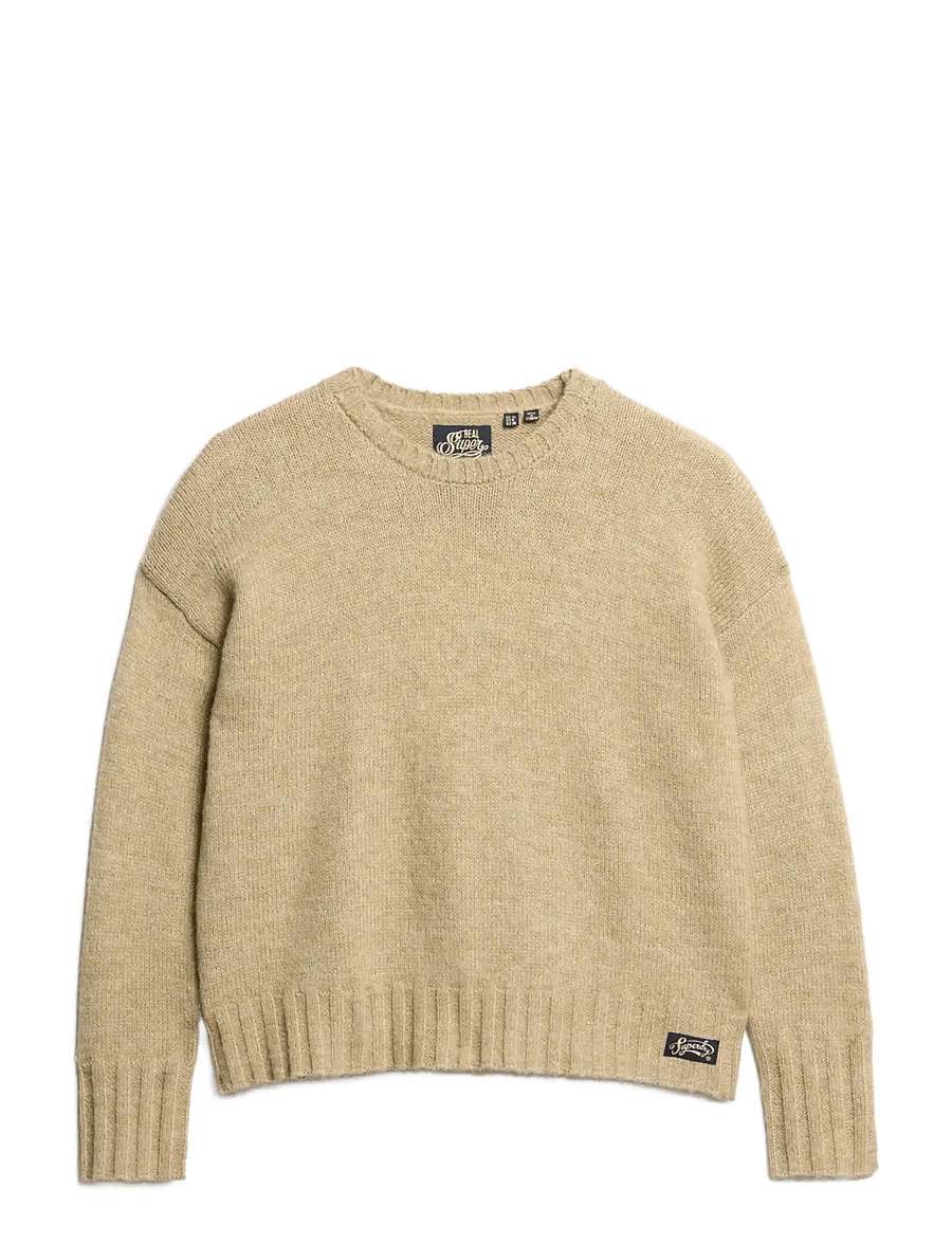 Superdry - ESSENTIAL CREW NECK JUMPER - jumpers - fudge brown - 1