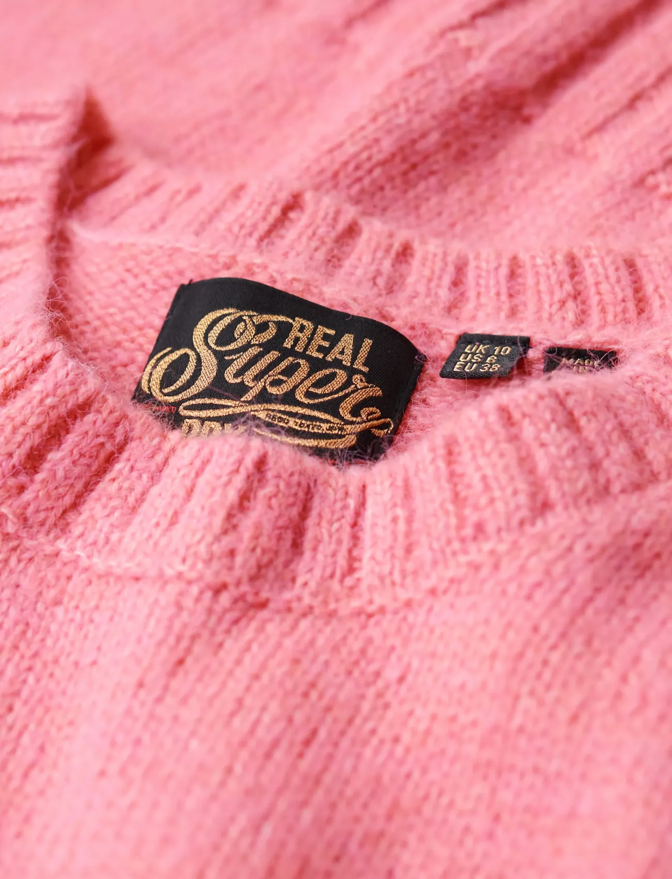Superdry - ESSENTIAL CREW NECK JUMPER - stickade tröjor - pink - 4