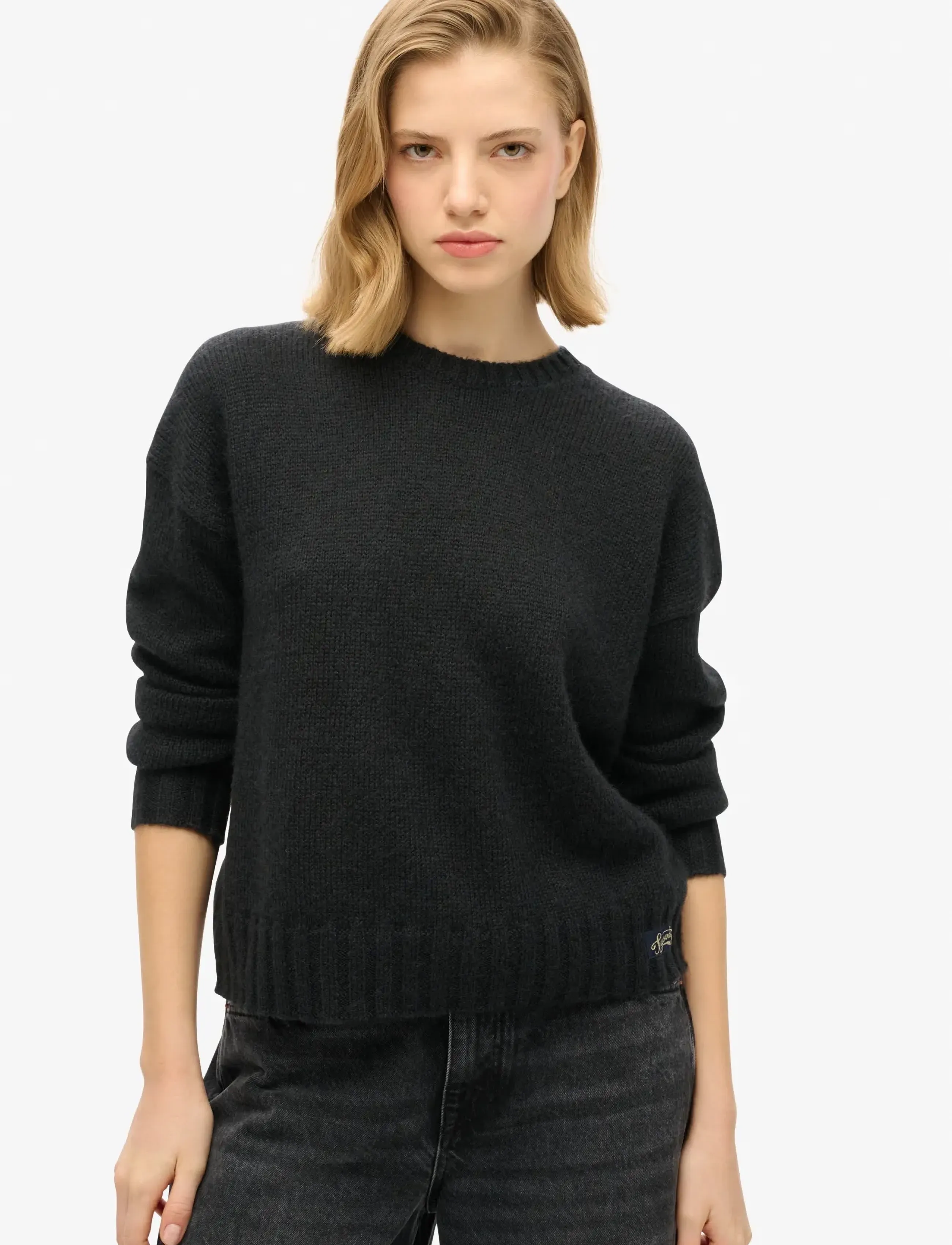 Superdry - ESSENTIAL CREW NECK JUMPER - pullover - truest navy - 0