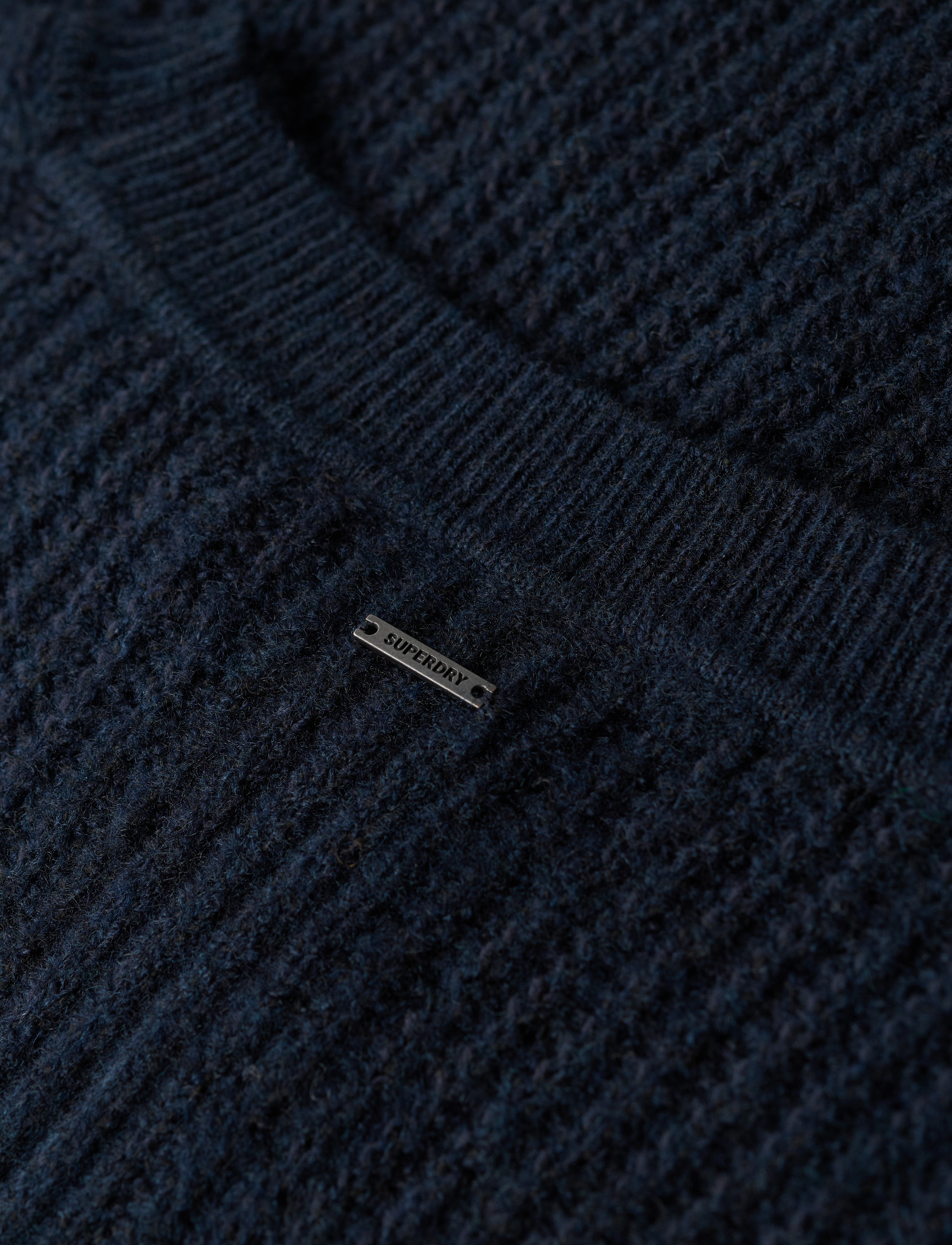 Superdry - BRUSHED CREW NECK JUMPER - dark teal twist - 4