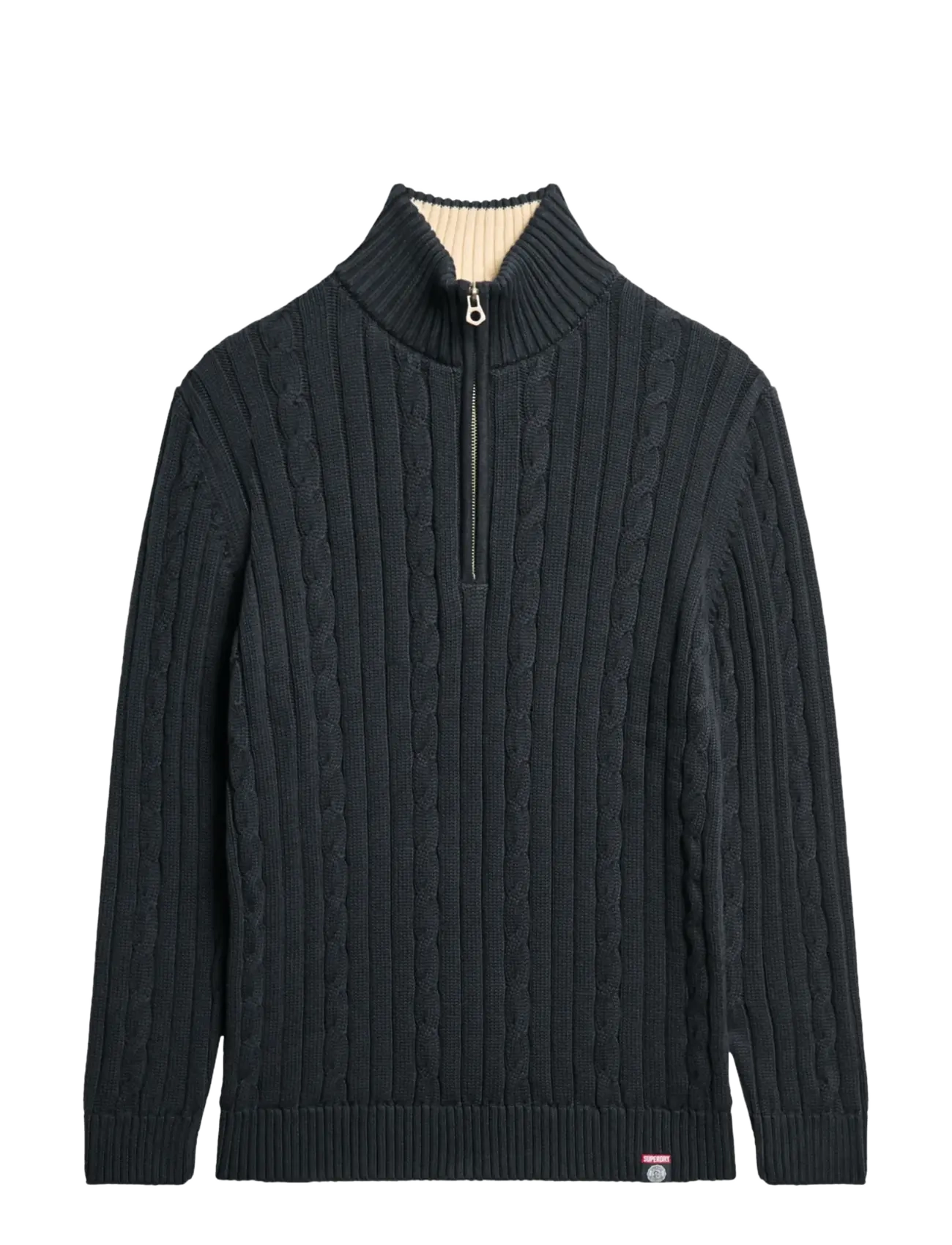 SUPERDRY Knit Rugby Henley Navy - 12 - Damen