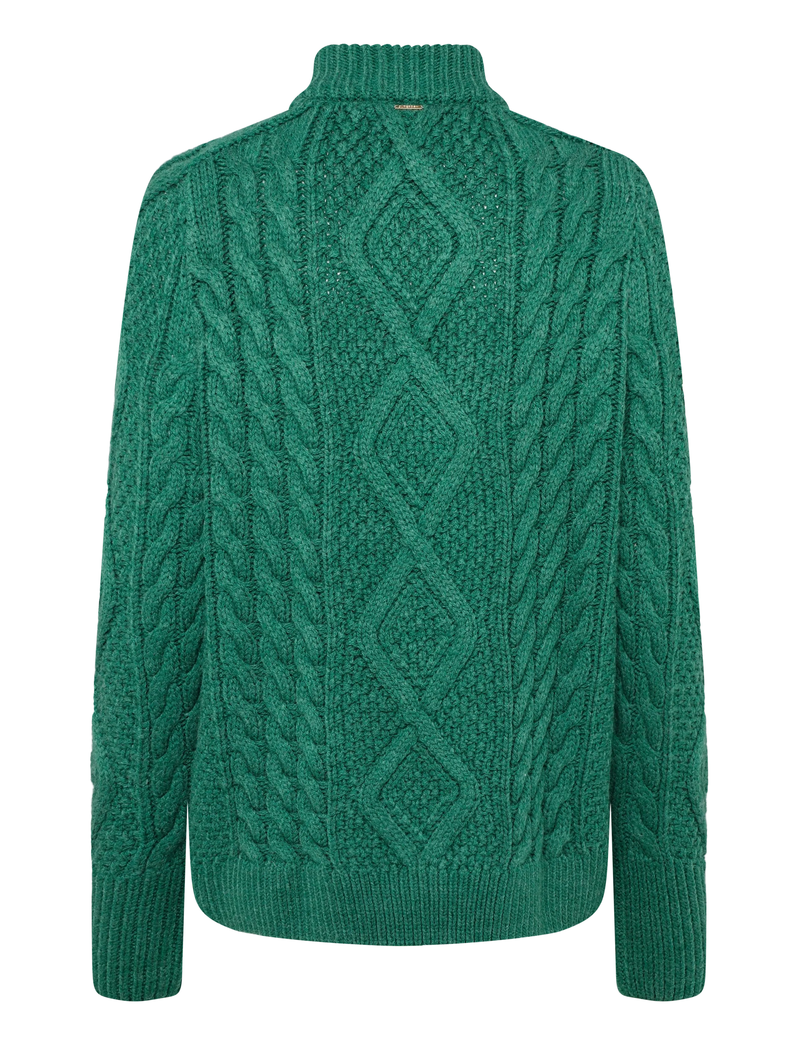 Superdry - ARAN CABLE KNIT HALF ZIP - pullover - dark pine green - 2
