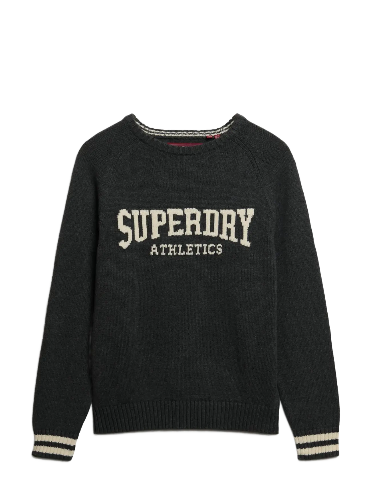 Superdry SLOUCHY INTARSIA GRAPHIC KNIT - Superdry - HIGHLAND GREY MARL / grey