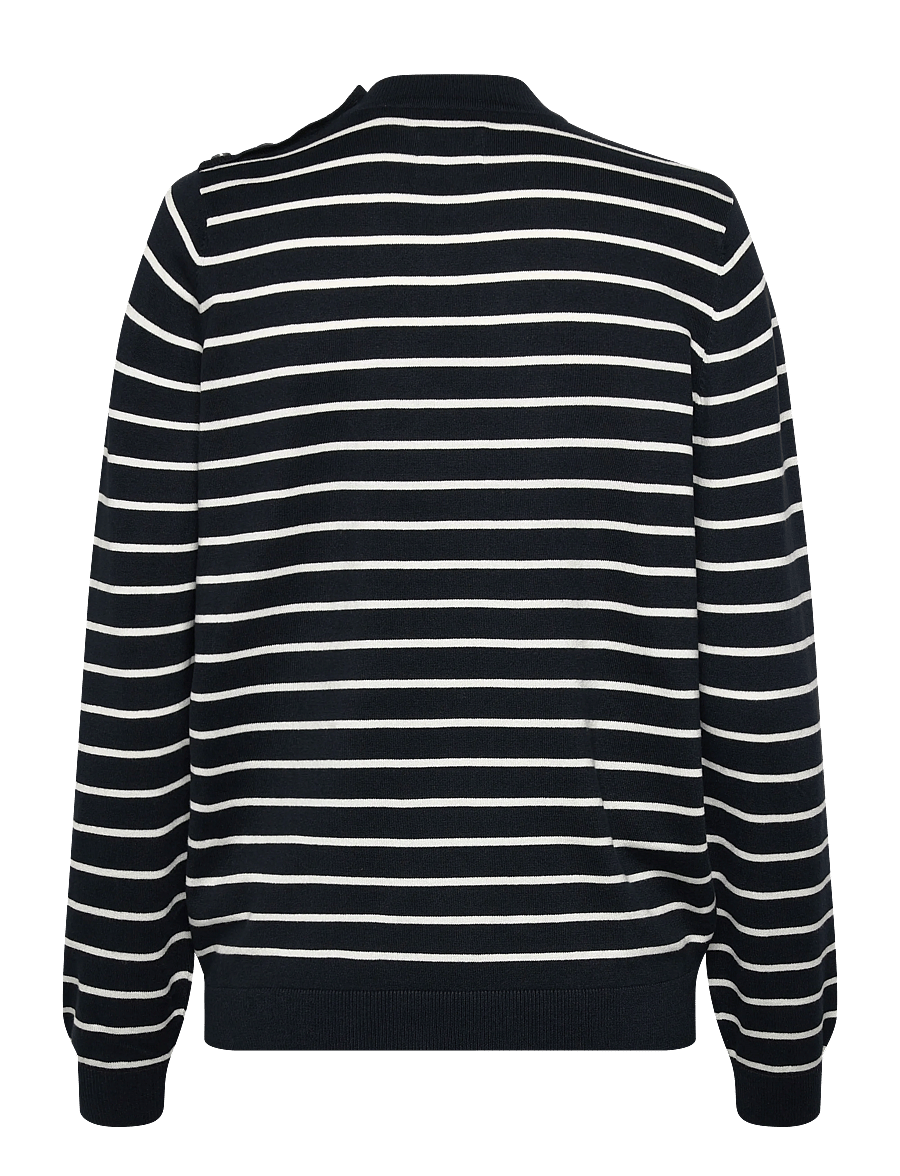 Superdry - LW ESSENTIAL JUMPER - jumpers - optic eclipse navy stripe - 2