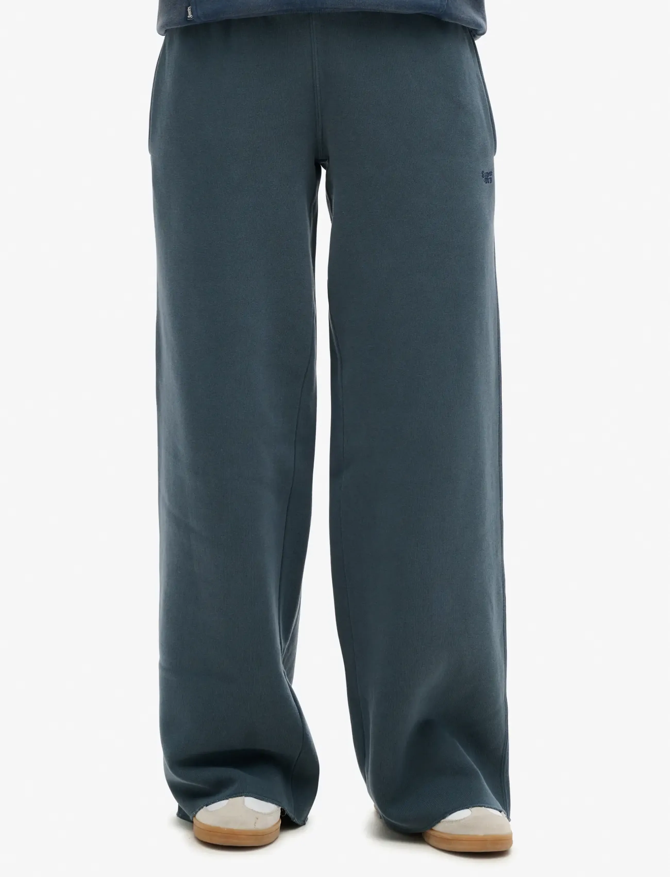 Superdry - VINTAGE WASH STRAIGHT JOGGER - party wear at outlet prices - eclipse navy - 2
