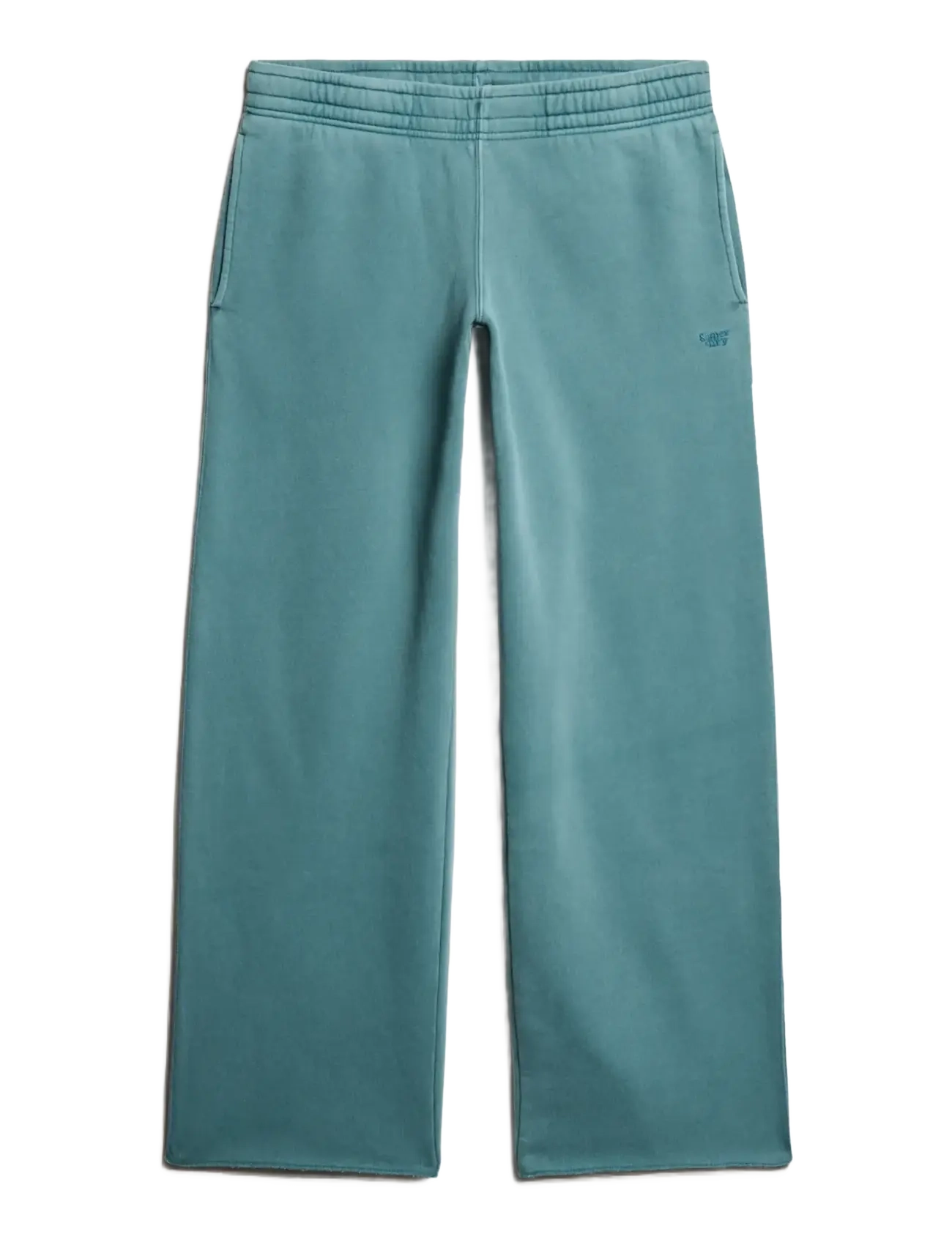 Superdry - VINTAGE WASH STRAIGHT JOGGER - bukser med brede ben - hydro dark turquoise - 1