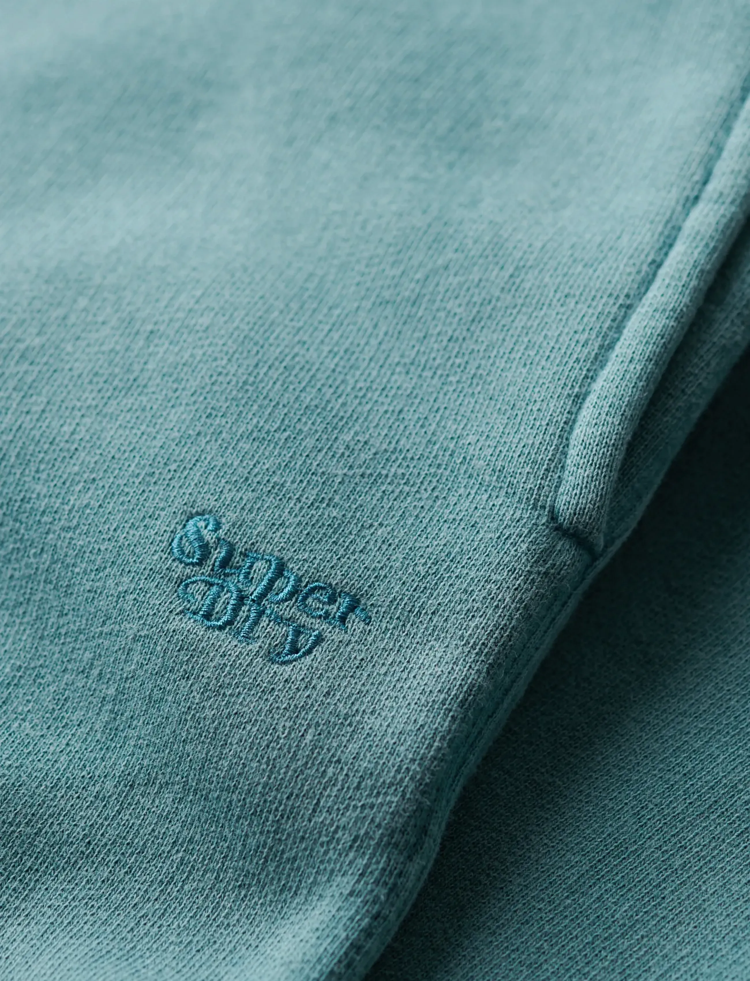 Superdry - VINTAGE WASH STRAIGHT JOGGER - hosen mit weitem bein - hydro dark turquoise - 5