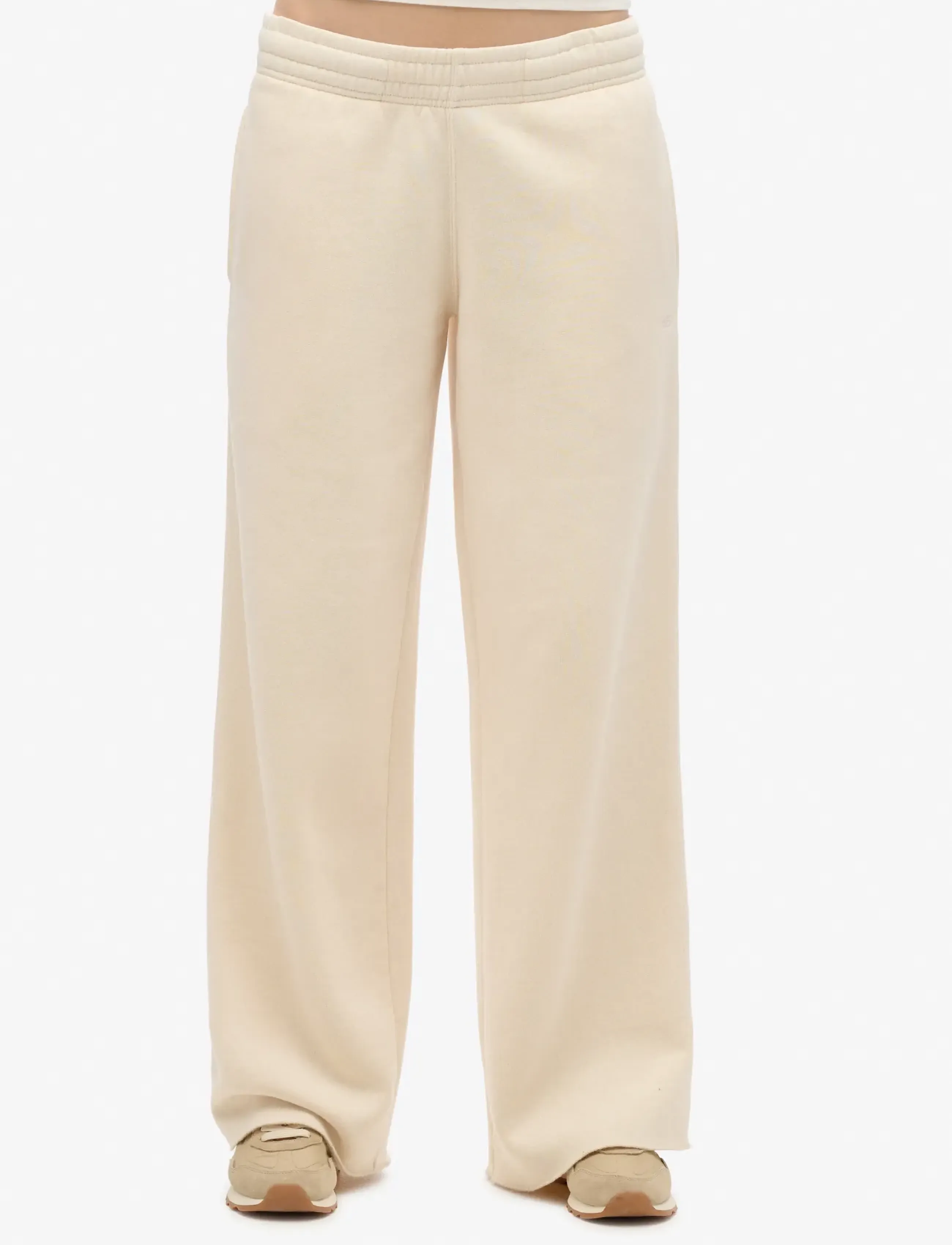 Superdry - VINTAGE WASH STRAIGHT JOGGER - party wear at outlet prices - oatmeal - 3