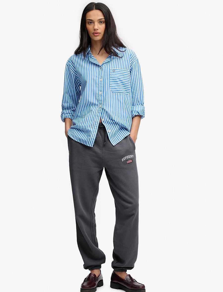 Superdry - ATH ESS BOYFRIEND JOGGER - alltags-style - charcoal - 0
