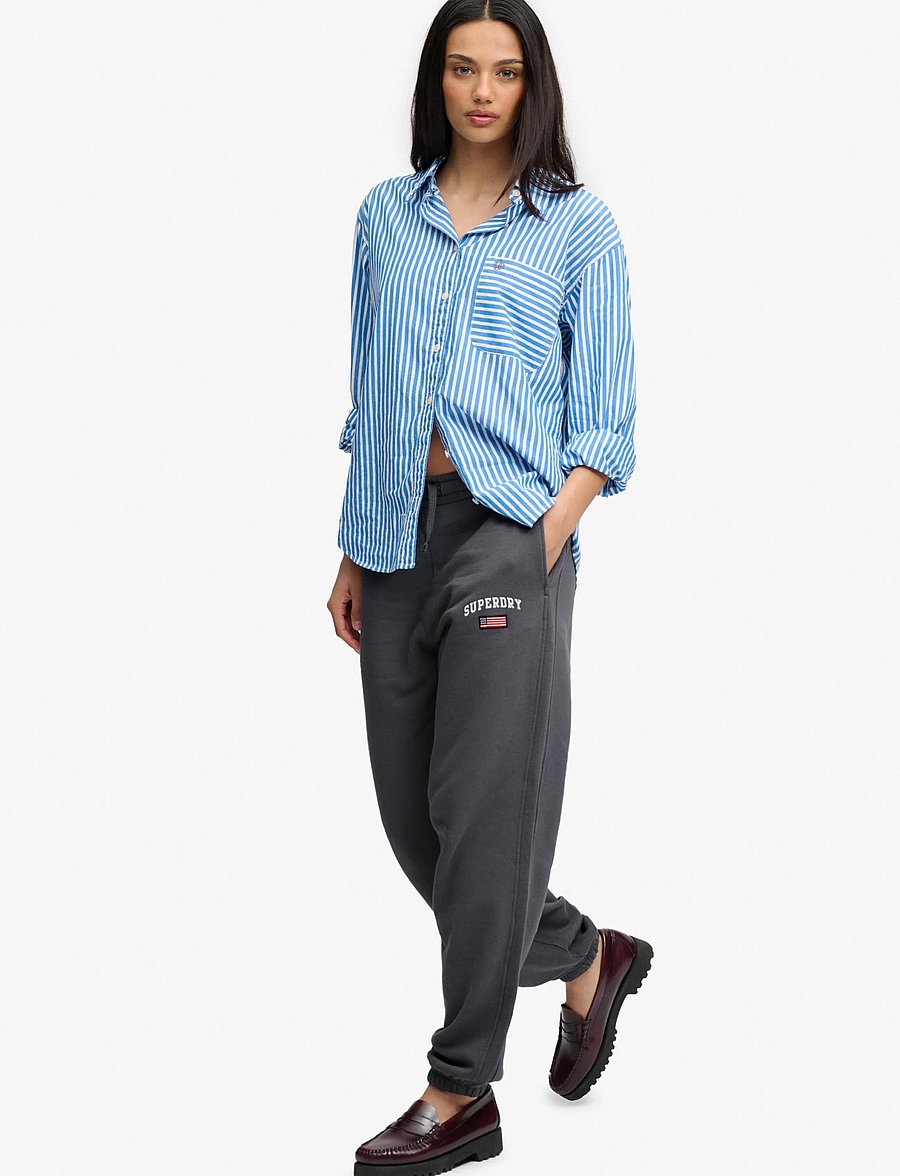 Superdry - ATH ESS BOYFRIEND JOGGER - alltags-style - charcoal - 5