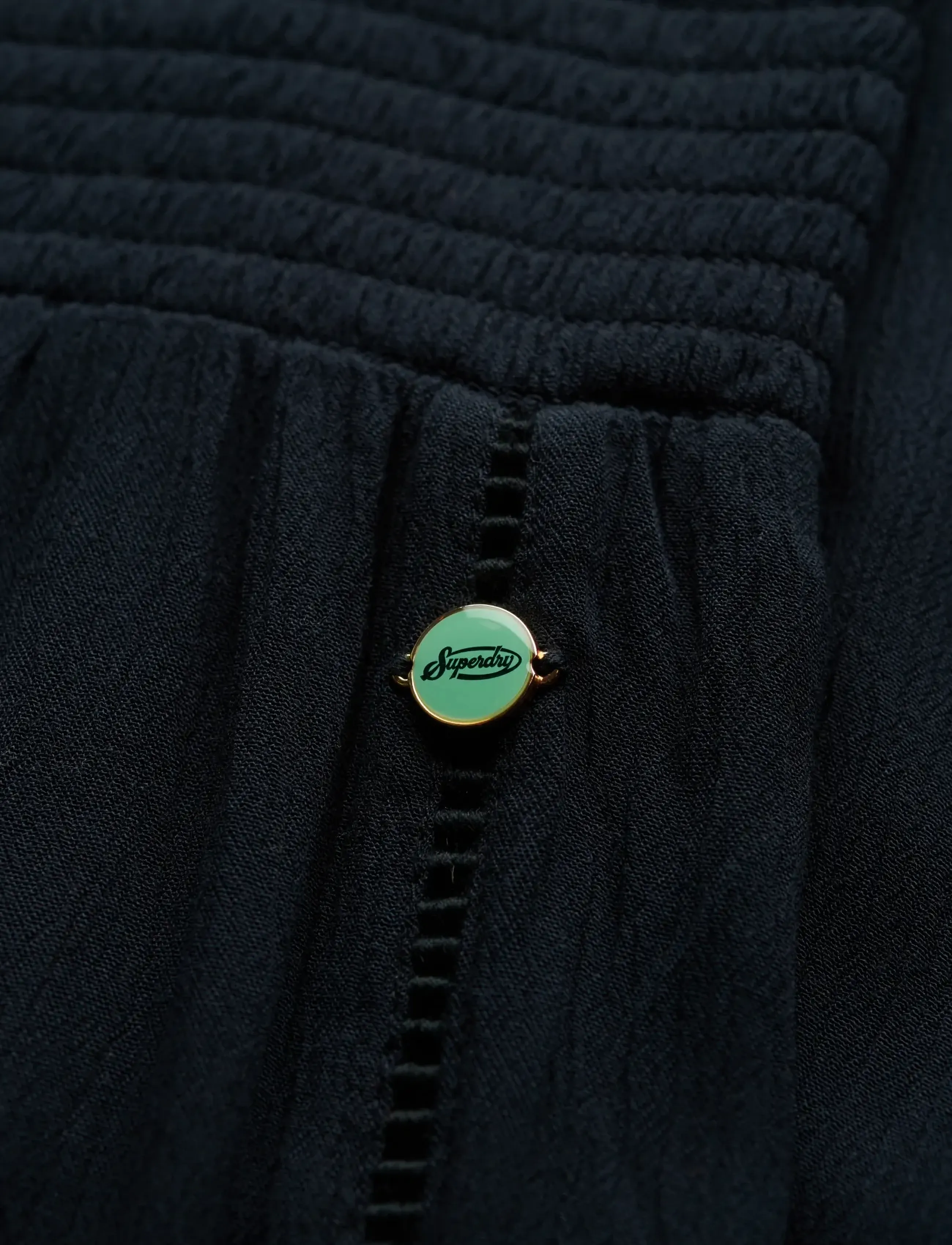 Superdry - BEACH PANT - wijde broeken - eclipse navy - 4