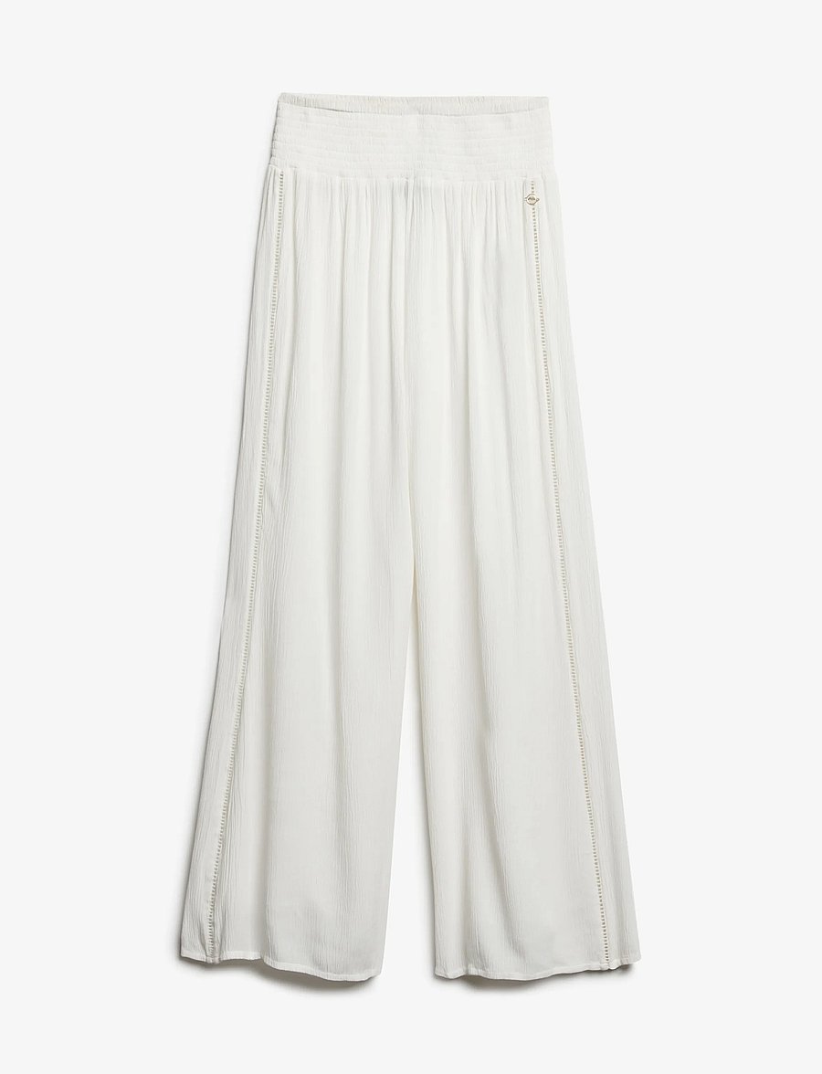 Superdry - BEACH PANT - vide bukser - off white - 1