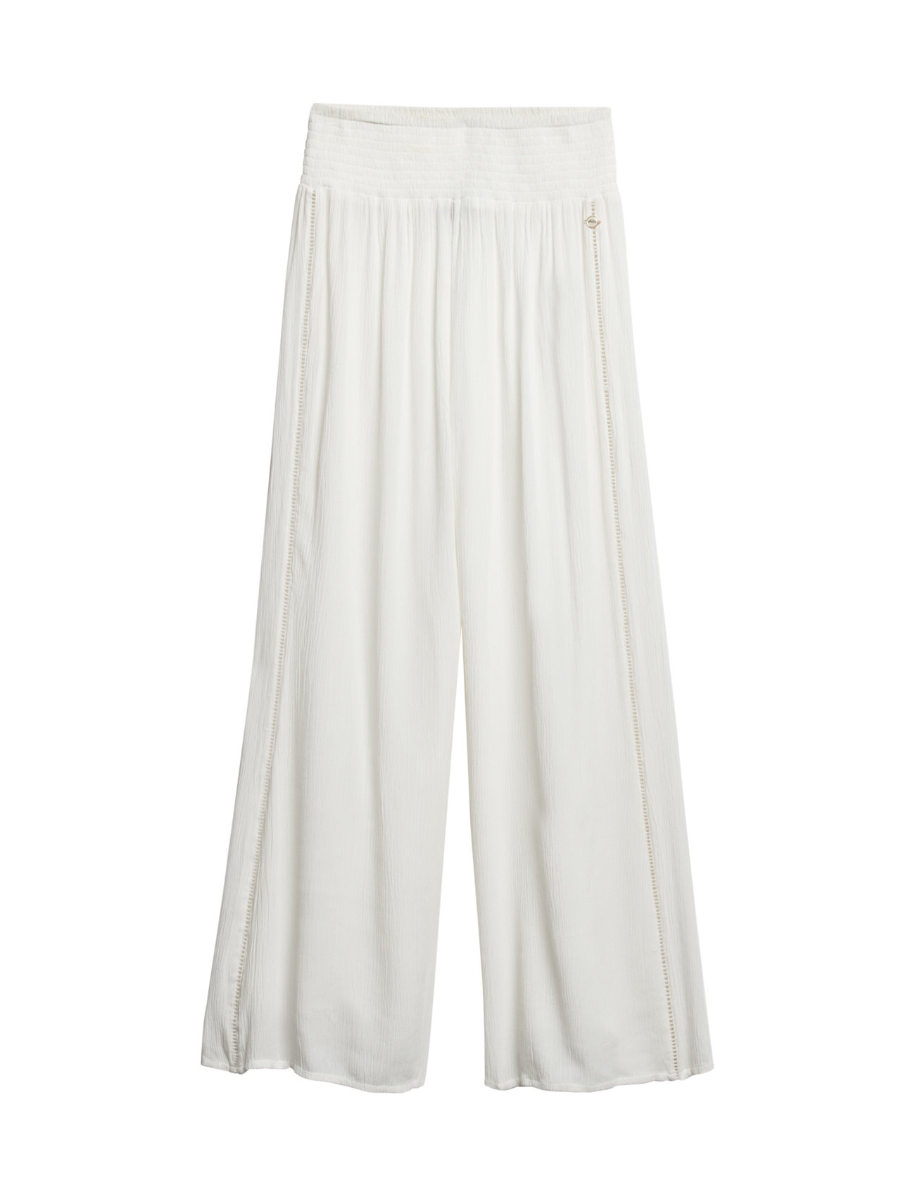 Superdry - BEACH PANT - wide leg trousers - off white - 2