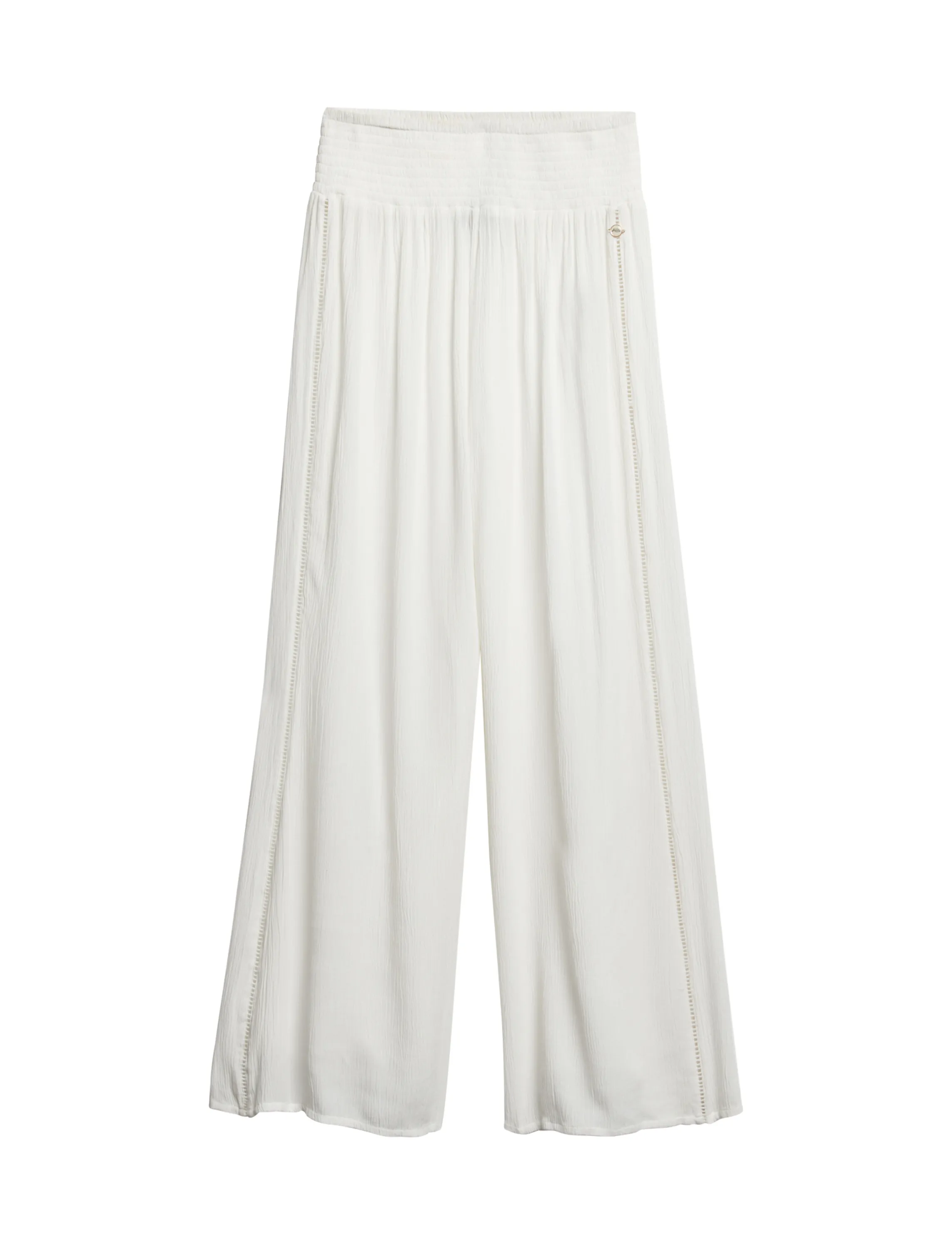 Superdry - BEACH PANT - wide leg trousers - off white - 3