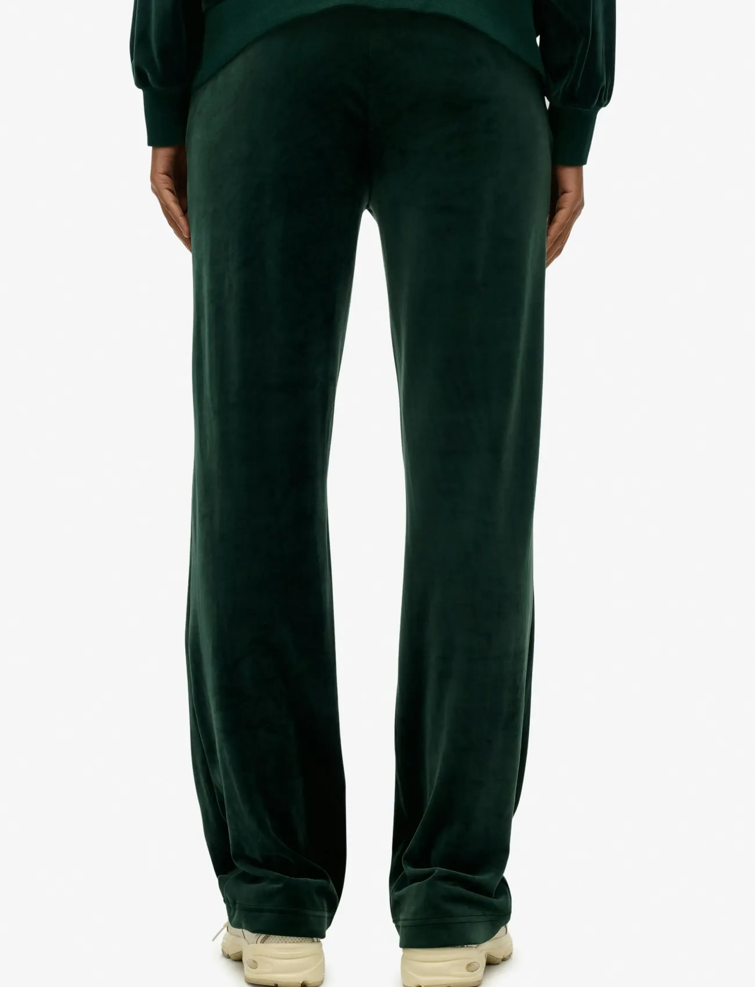 Superdry - COUNTRY CLUB VELOUR JOGGER - bukser med lige ben - enamel green - 2