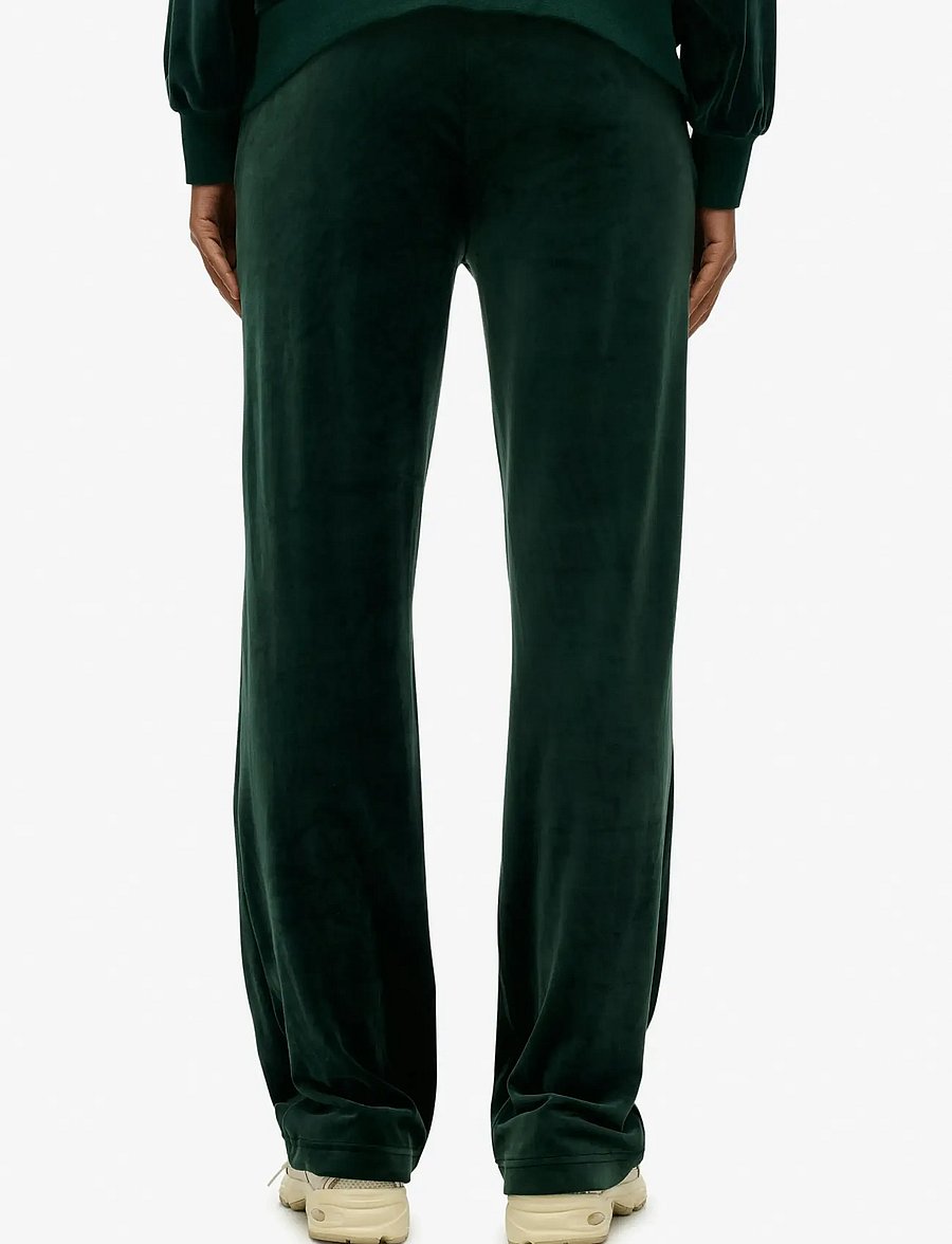 Superdry - COUNTRY CLUB VELOUR JOGGER - bukser med lige ben - enamel green - 2