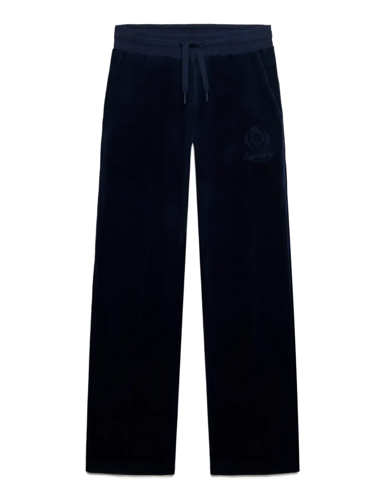 Superdry - COUNTRY CLUB VELOUR JOGGER - straight leg trousers - rich navy - 1