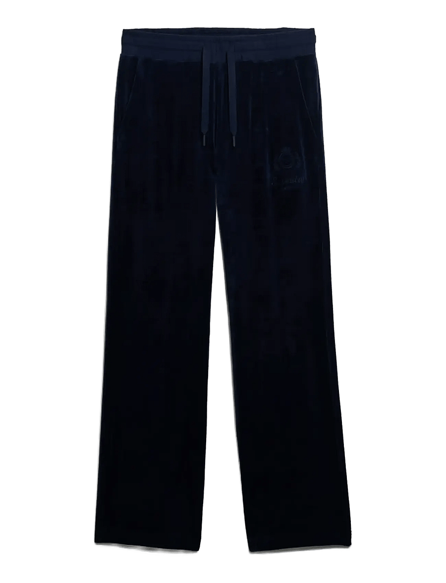 Superdry - COUNTRY CLUB VELOUR JOGGER - straight leg trousers - rich navy - 2