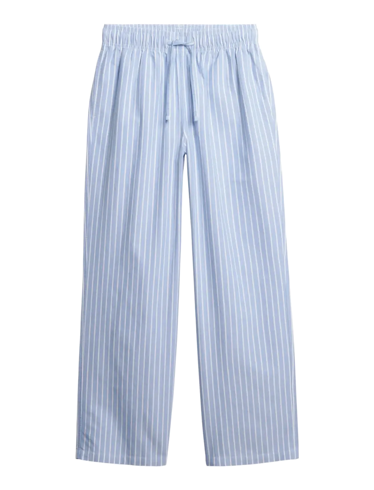 Superdry COTTON STRIPE ELASTIC TROUSER - Hosen - BROKER BLUE STRIPE / blue