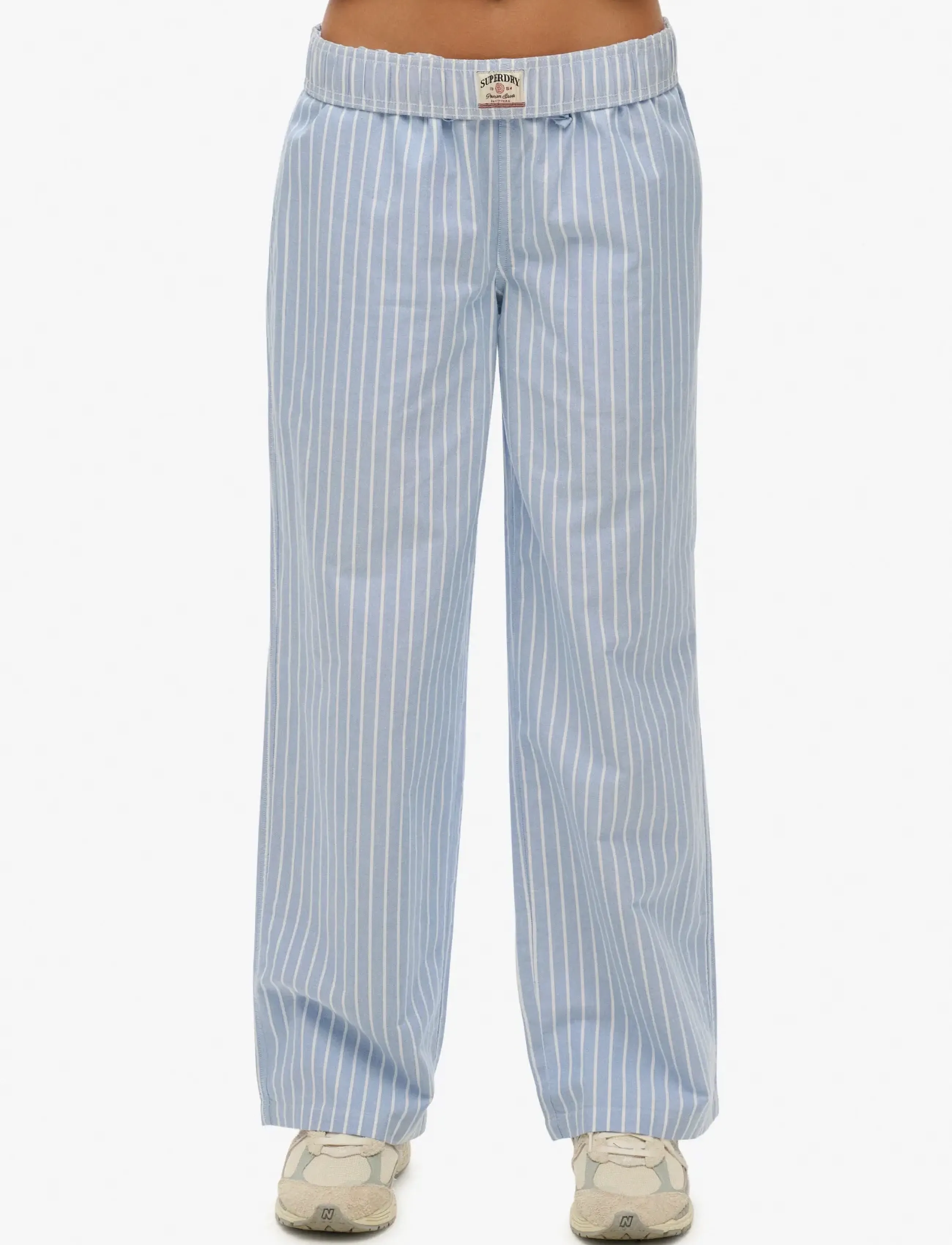 Cotton Stripe Elastic Trouser 3