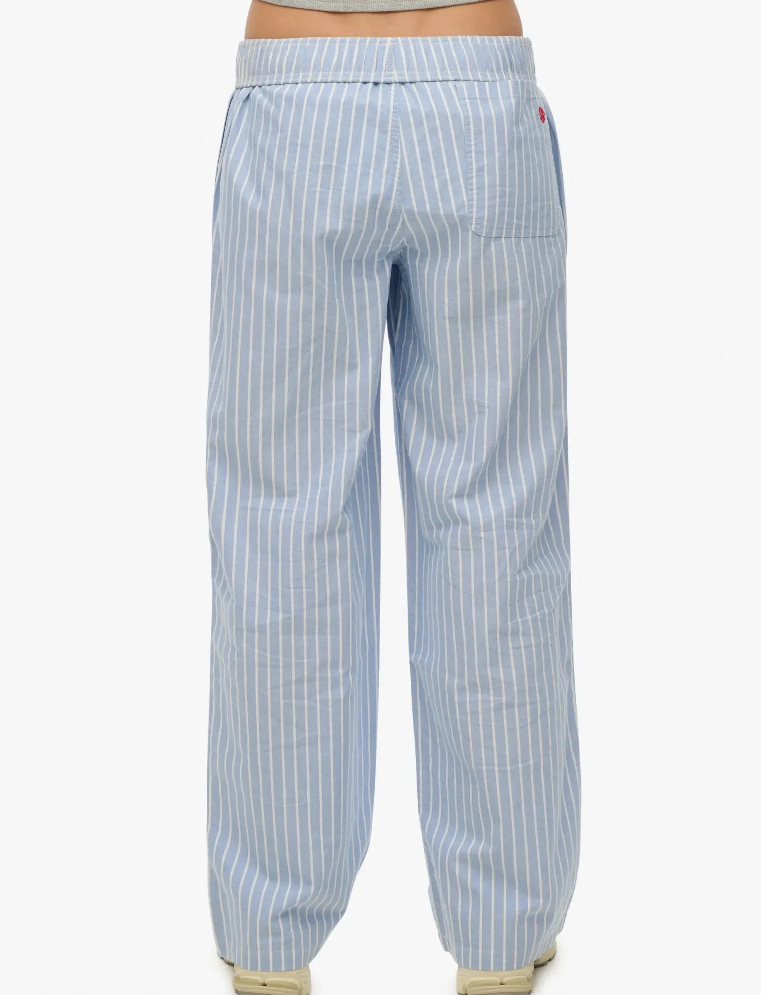 Cotton Stripe Elastic Trouser 4