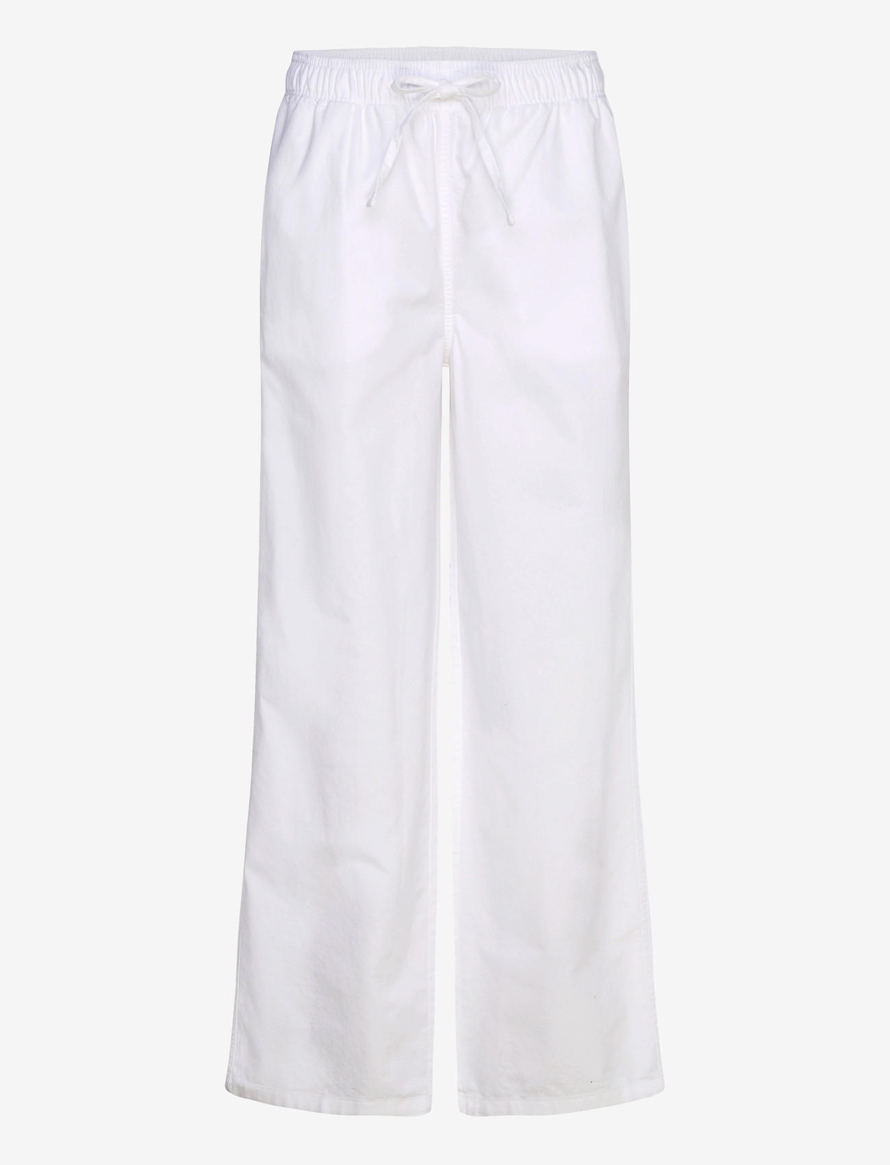 Superdry - COTTON ELASTIC TROUSER - bukser med brede ben - optic - 1