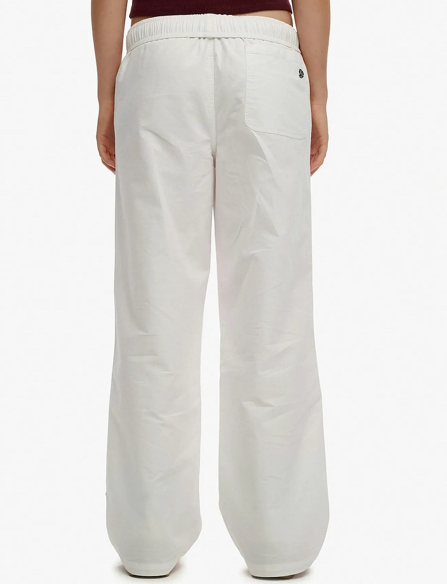 Superdry - COTTON ELASTIC TROUSER - pantalons larges - optic - 5