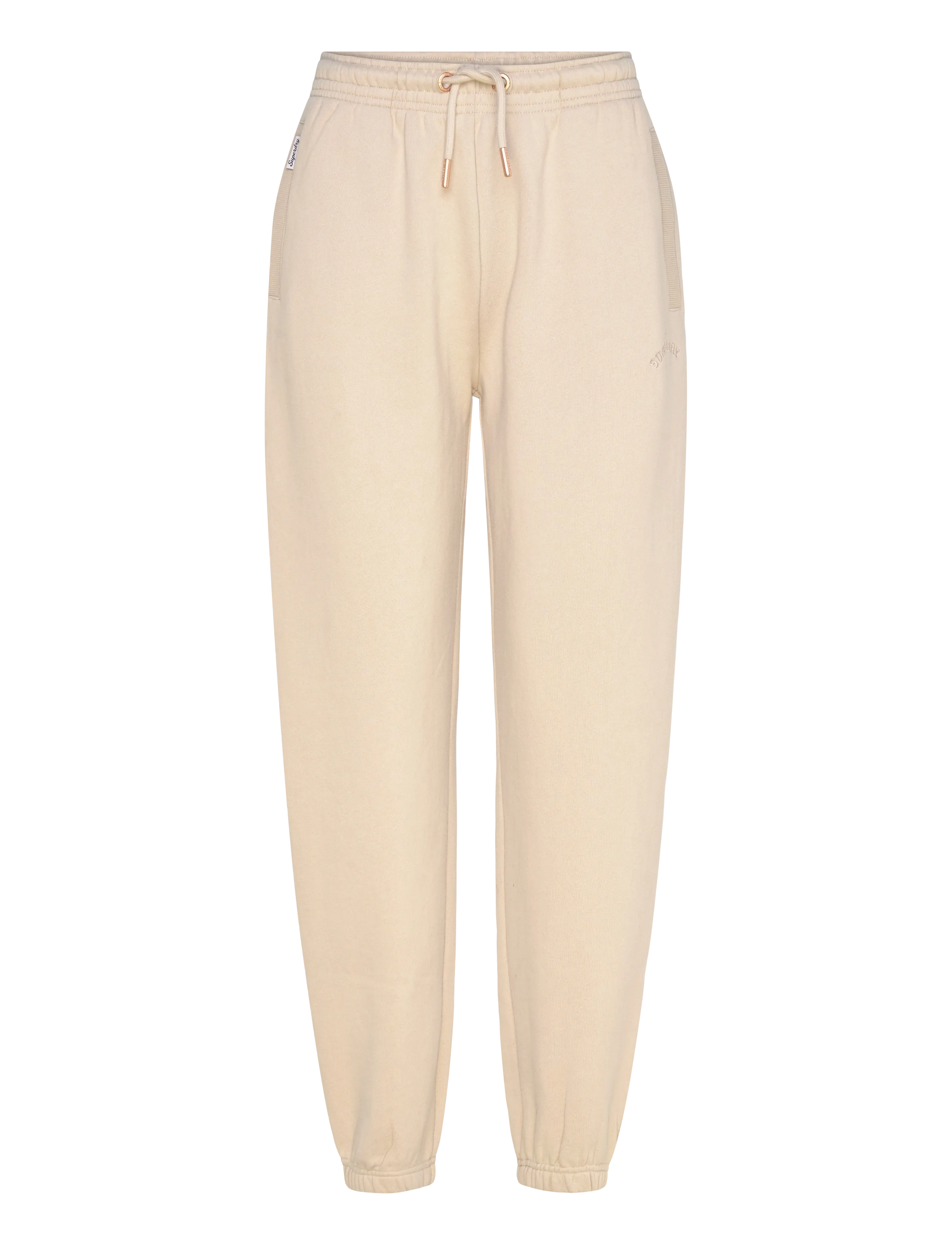 Superdry - ESSENTIAL LOGO JOGGER HB - barrel trousers - feather grey - 1