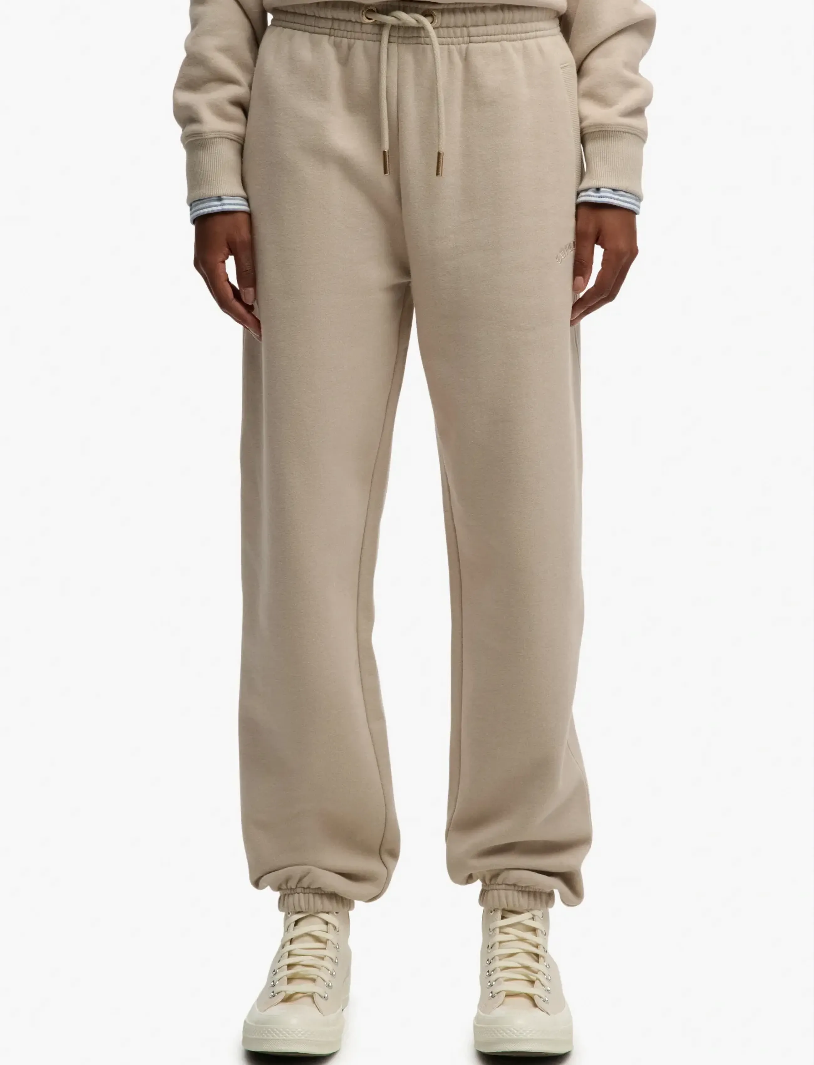 Essential Logo Jogger Byxor beige 4