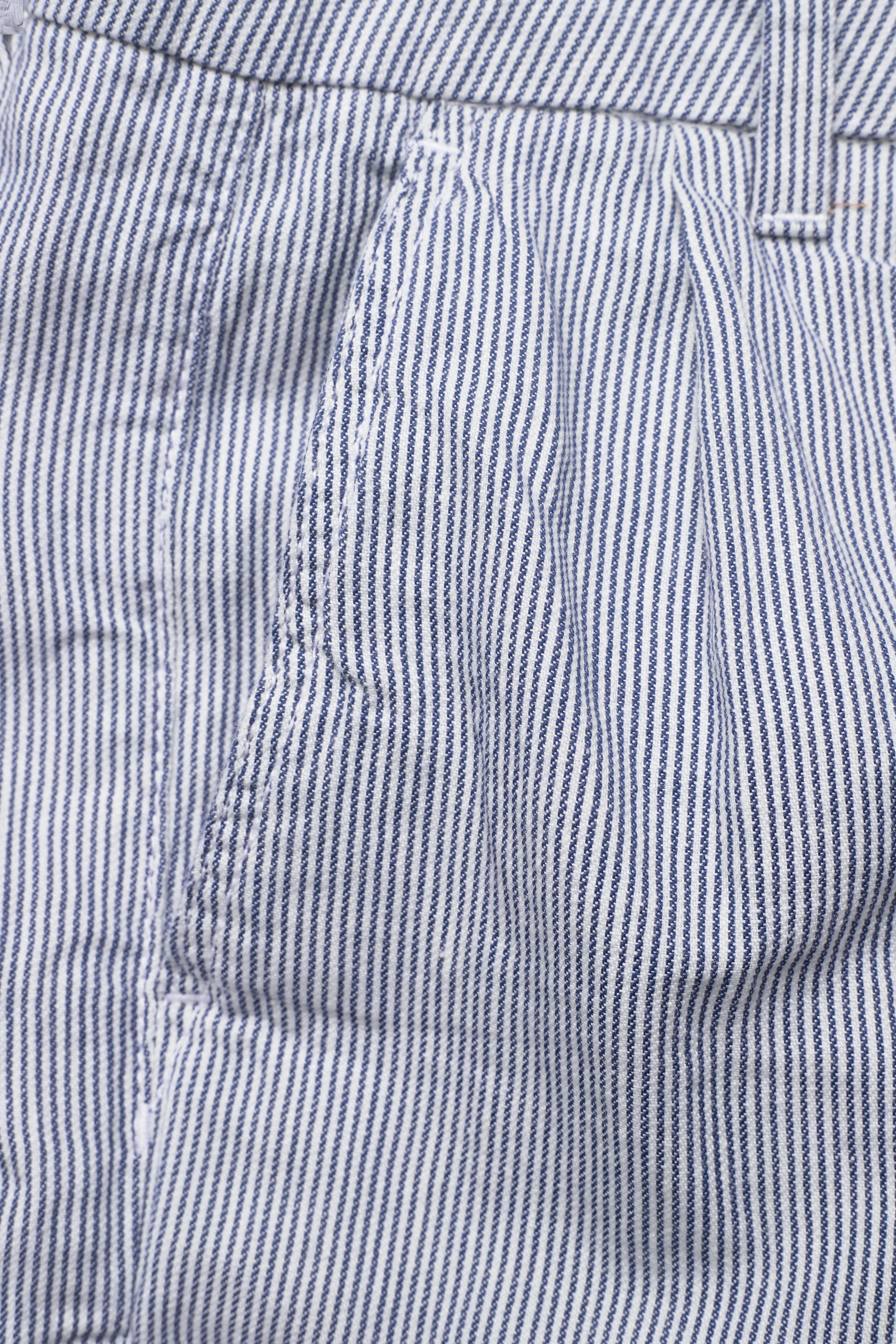 Superdry - STUDIOS LINEN SHORT - optic/navy stripe - 5