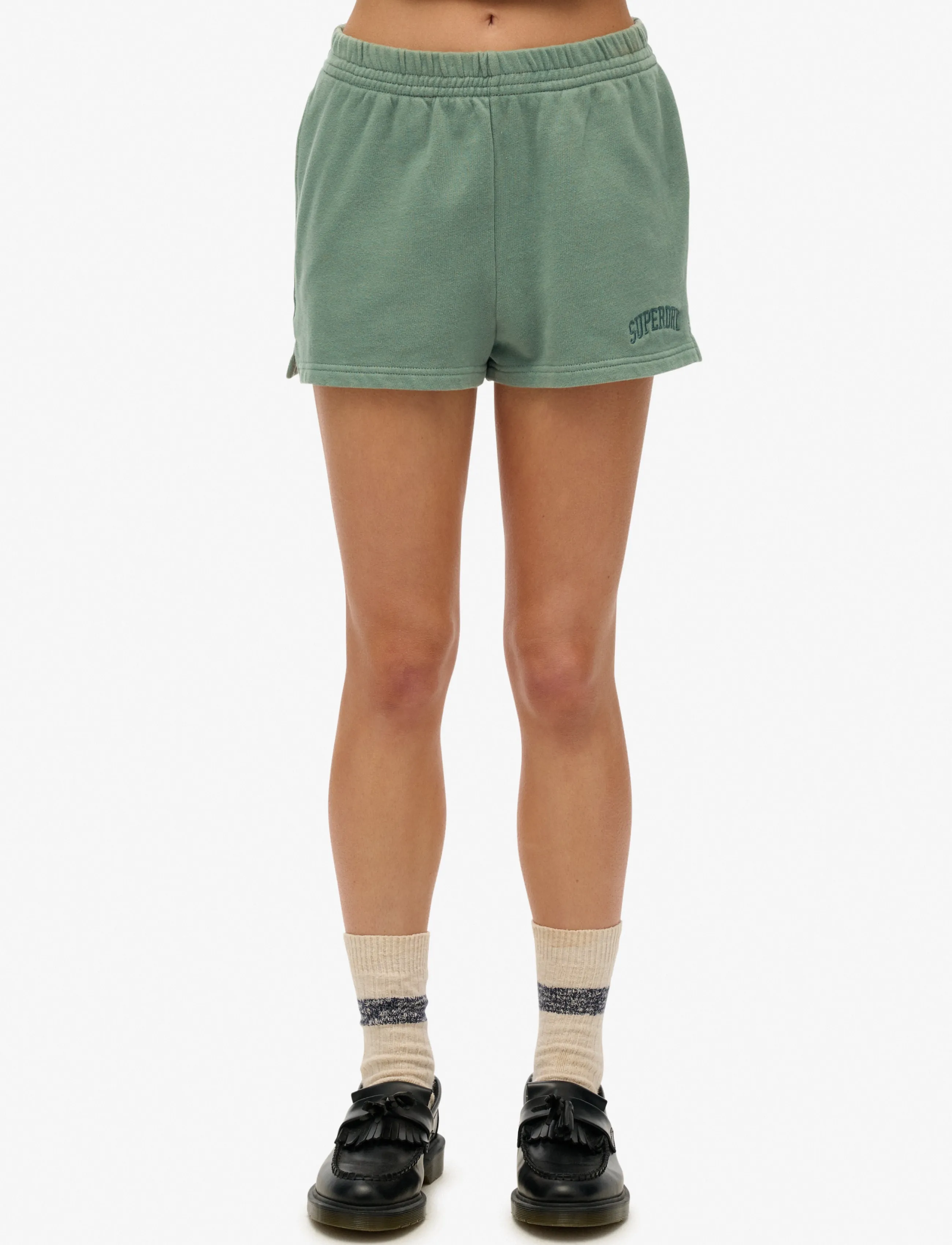 Superdry - ATHLETIC TONAL EMB SHORTS - sweatshorts - laurel khaki - 3