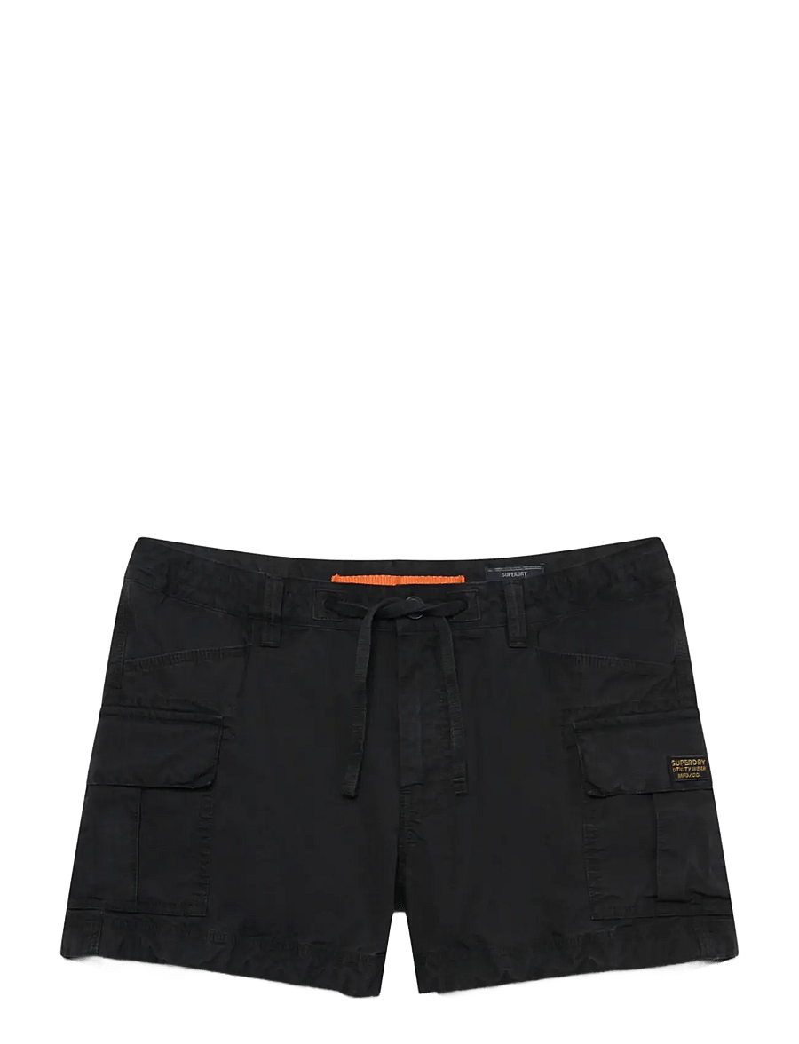 Superdry - CARGO HOT SHORT - freizeitshorts - black - 1