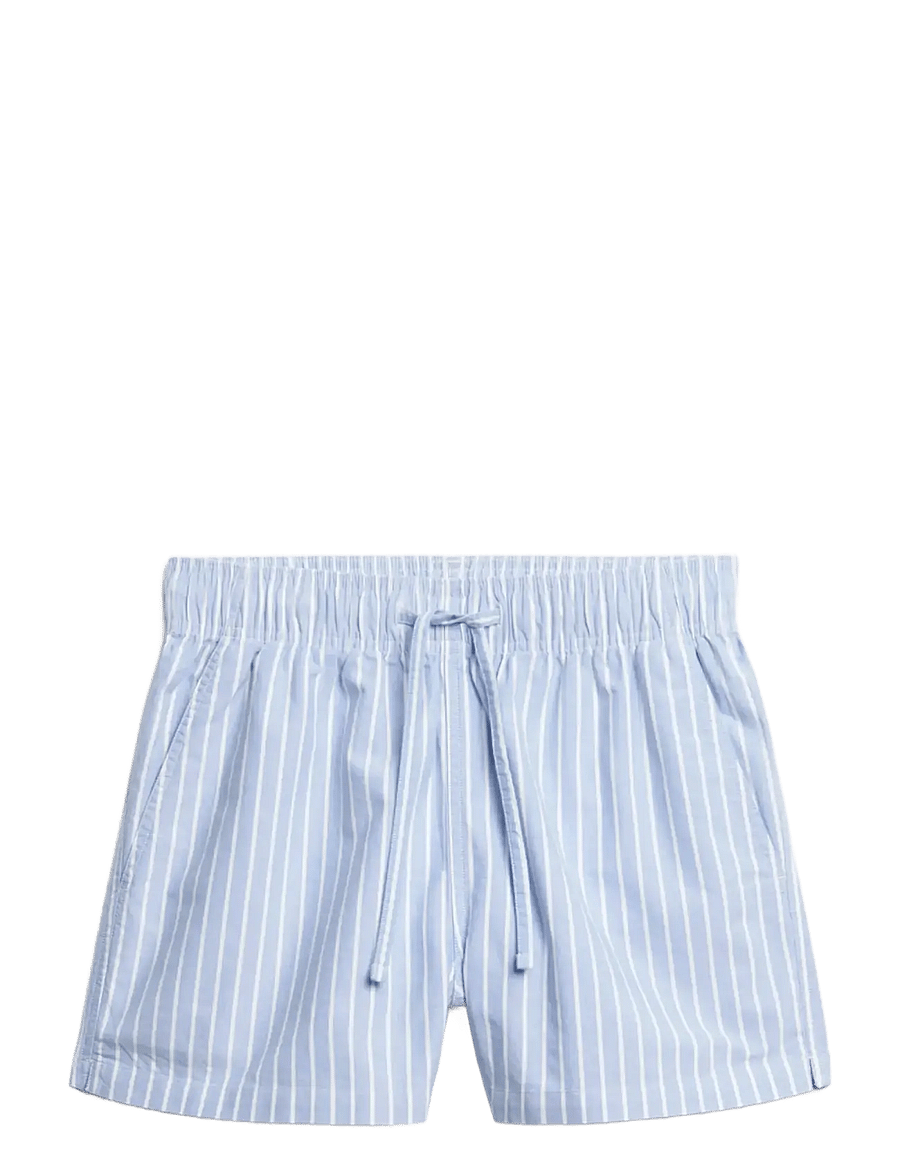 Superdry - COTTON STRIPE ELASTIC SHORT - casual shorts - broker blue stripe - 1