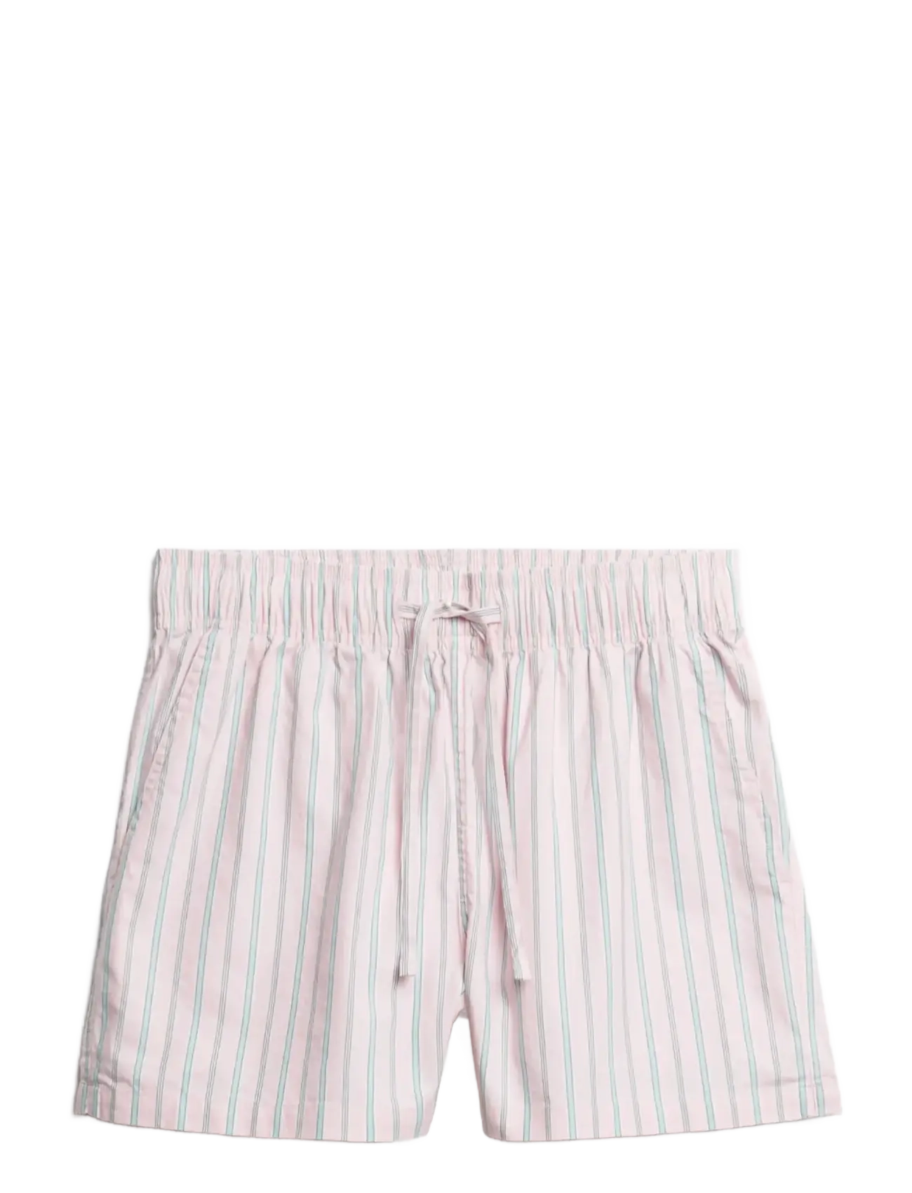 Superdry COTTON STRIPE ELASTIC SHORT - Szorty - SUFFOLK PINK STRIPE / pink/rose