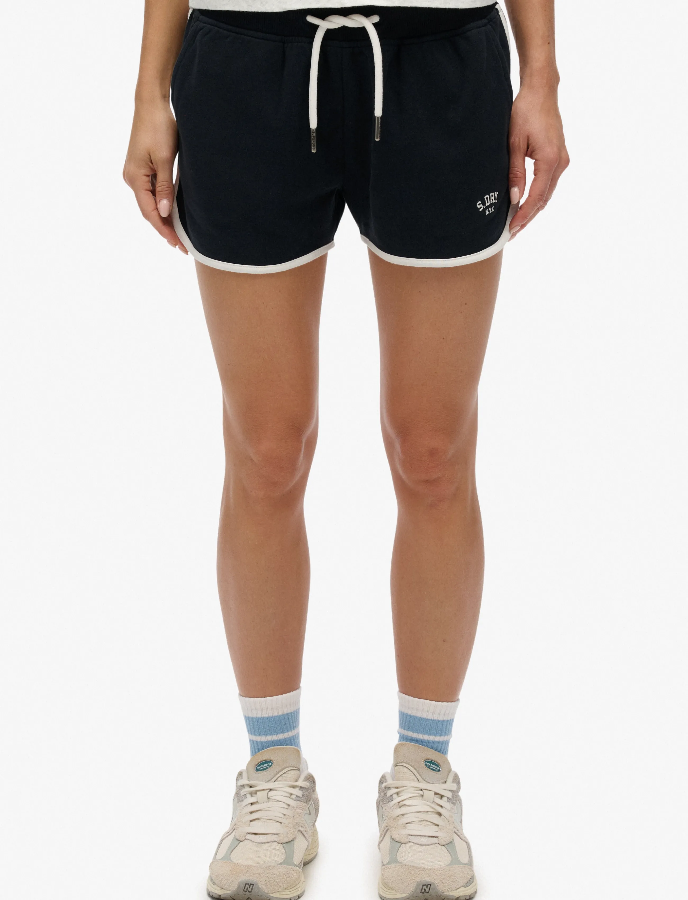 Superdry - ATHLETIC ESSENTIAL RETRO SHORT - sweatshorts - eclipse navy - 4
