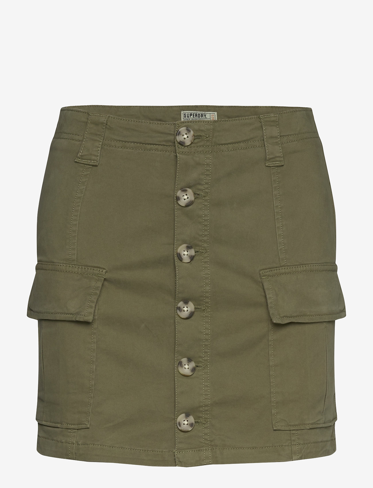 Superdry - ALCHEMY CARGO MINI SKIRT - korte nederdele - capulet olive - 0
