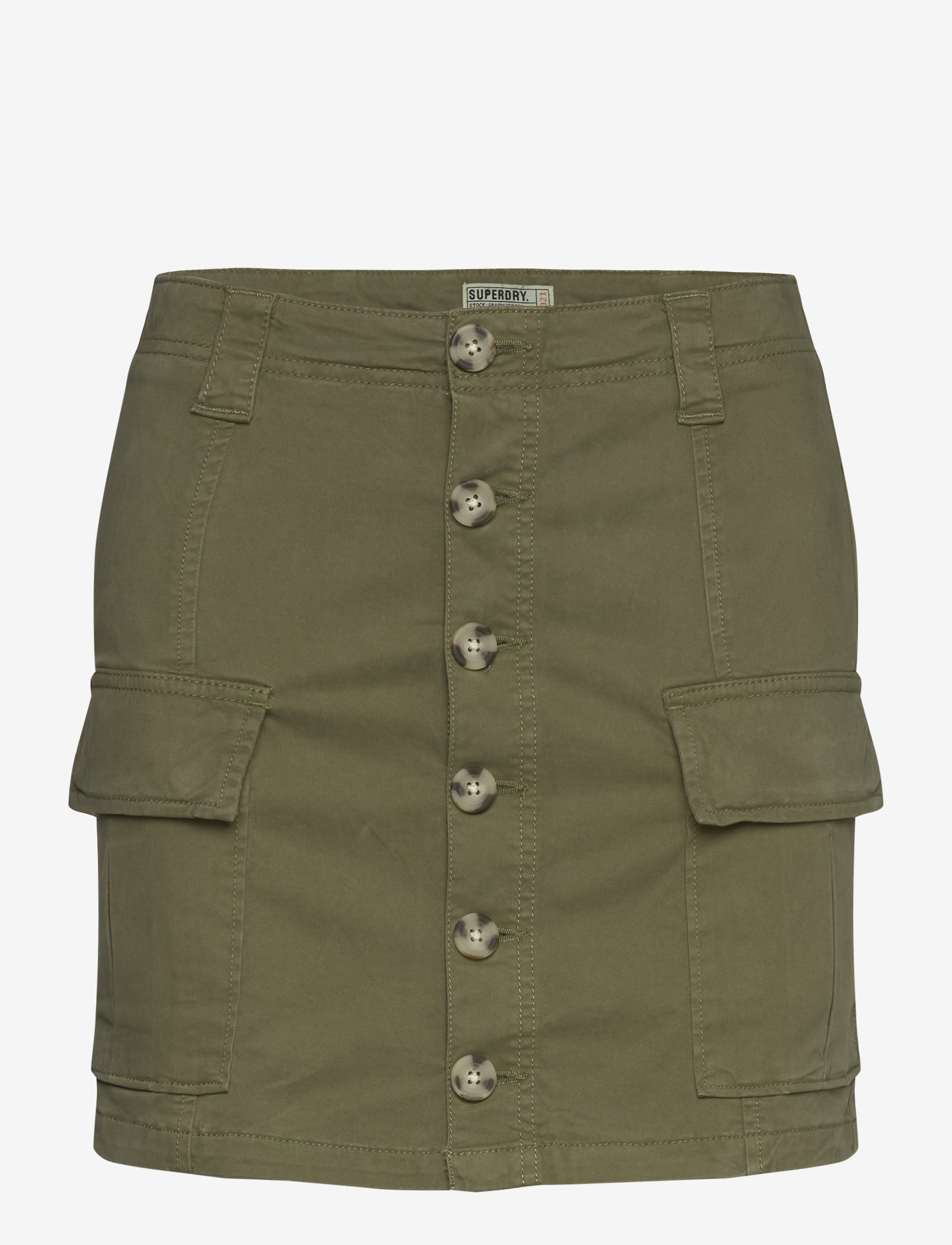 Superdry ALCHEMY CARGO MINI SKIRT - Tøj - CAPULET OLIVE / green