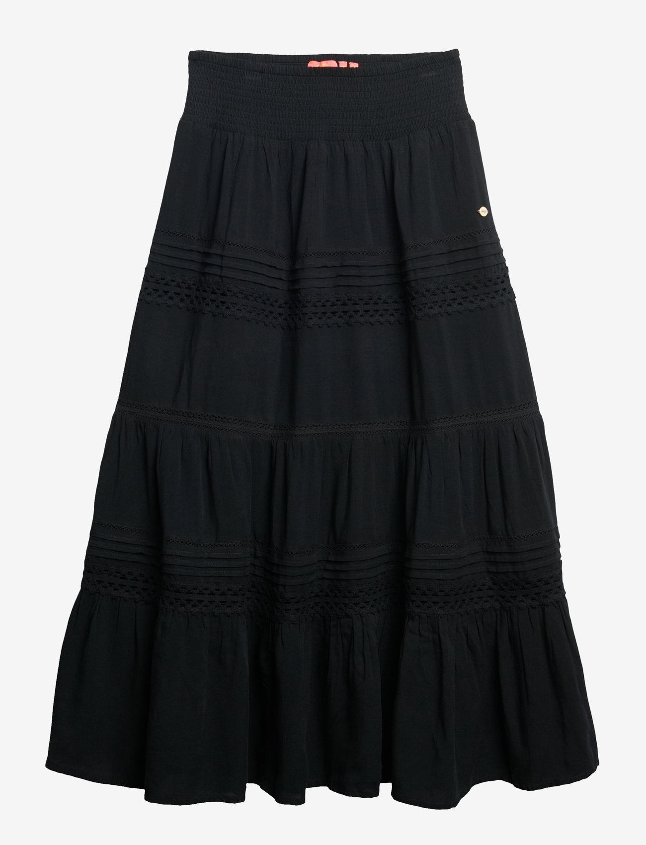 Superdry - IBIZA LACE MIX MAXI SKIRT - black - 1