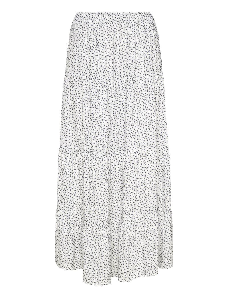 Superdry - WOVEN TIERED MAXI SKIRT - maxi nederdele - off white ditsy hearts - 1